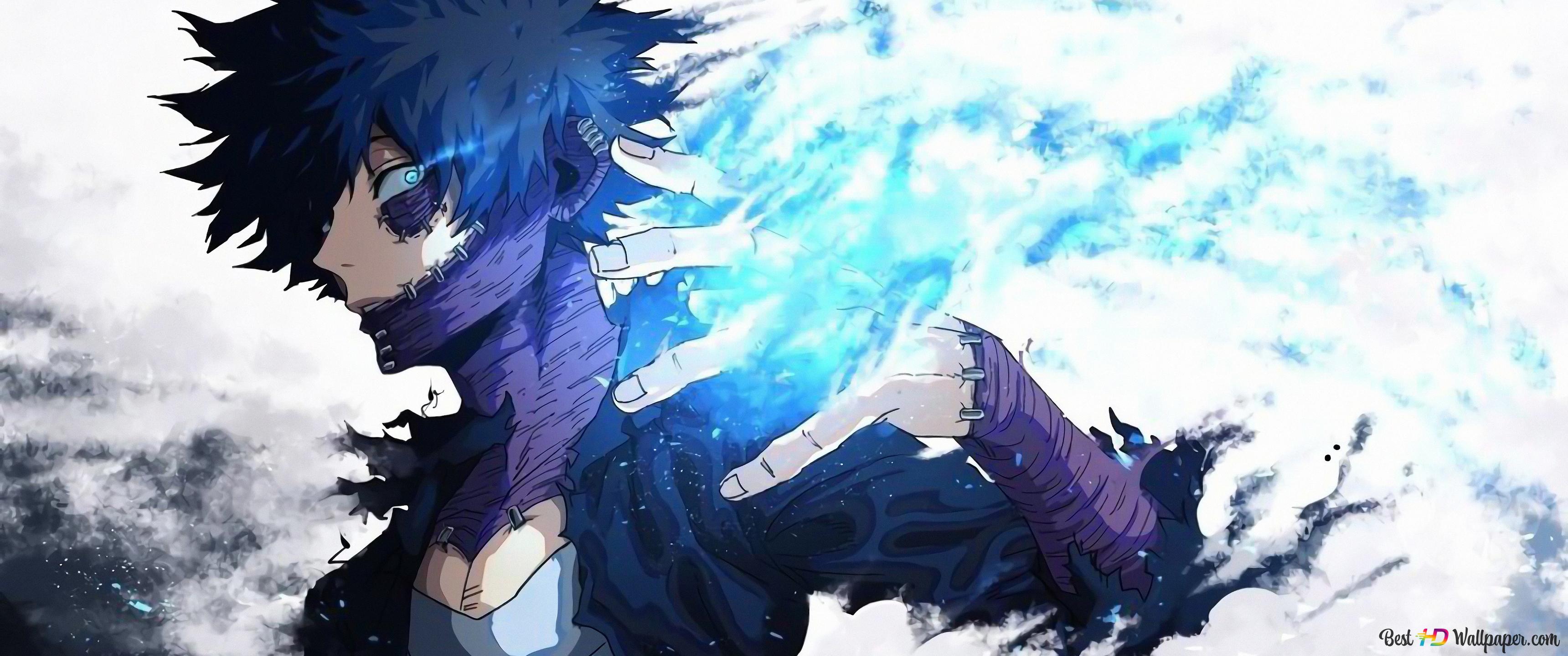3440x1440 Dabi My Hero Academia 4K wallpaper download