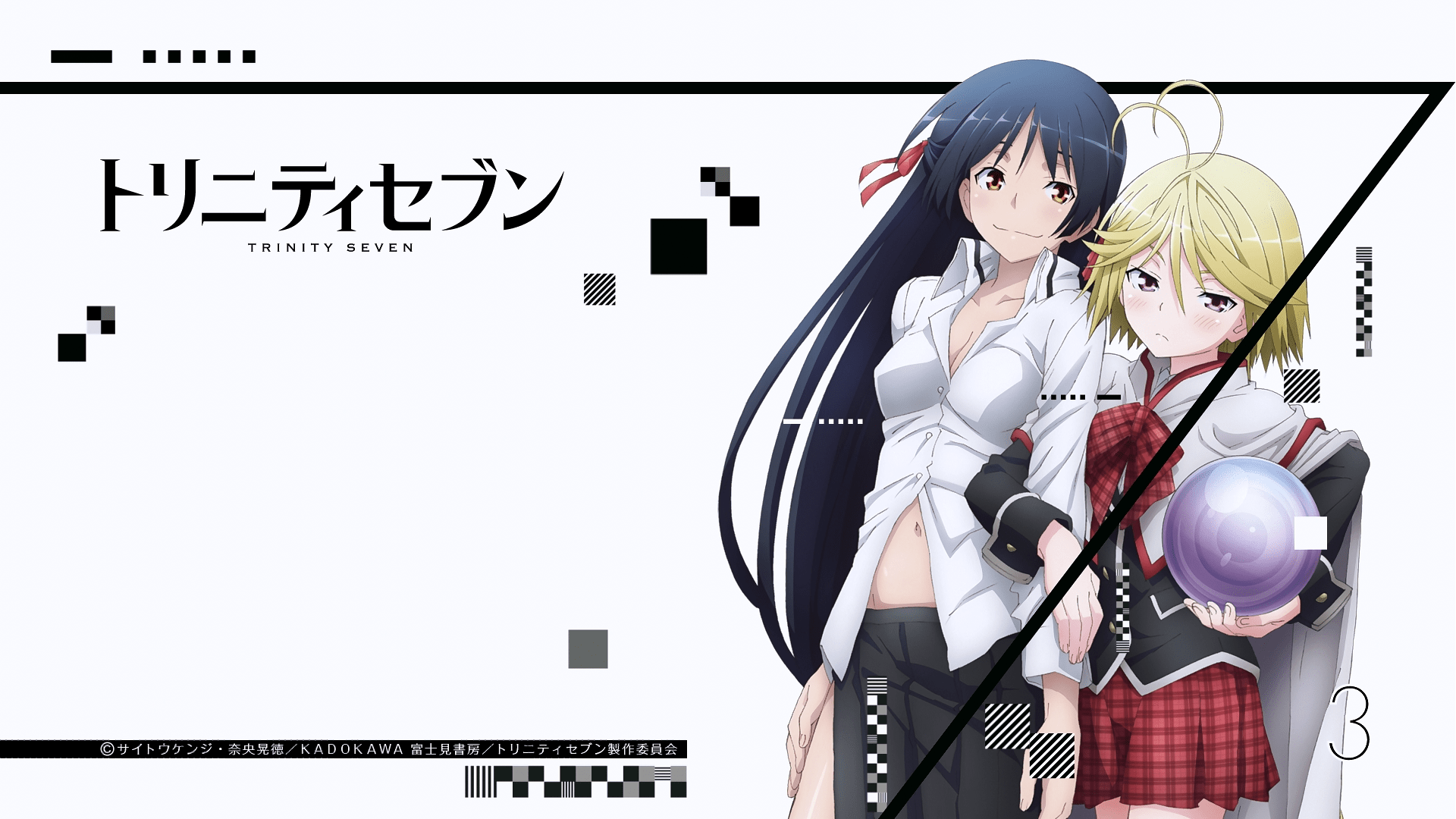 Trinity seven обои