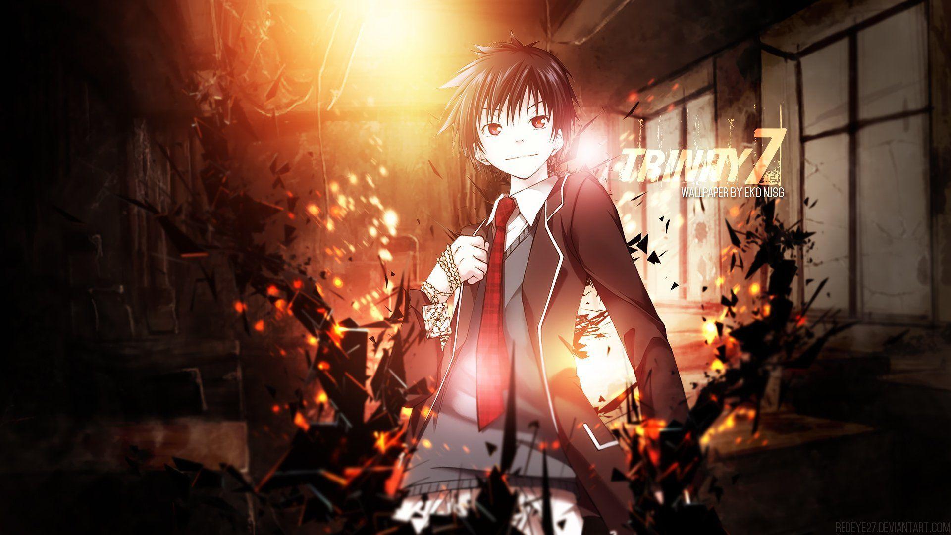 1920x1080 Anime Trinity Seven Arata Kasuga Wallpaper