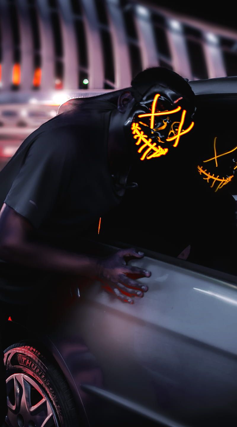 800x1440 Mask Boy, Tupac2x, car, color grade, deadly, get out, hollywood, manipulate, HD phone wallpaper