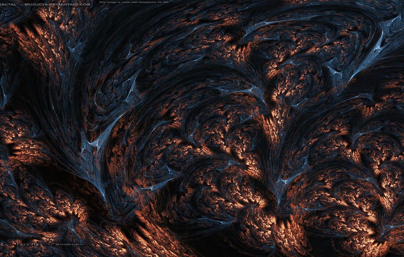 1332x850 Wallpaper rocks, fractals, lava, lava flow image for desktop