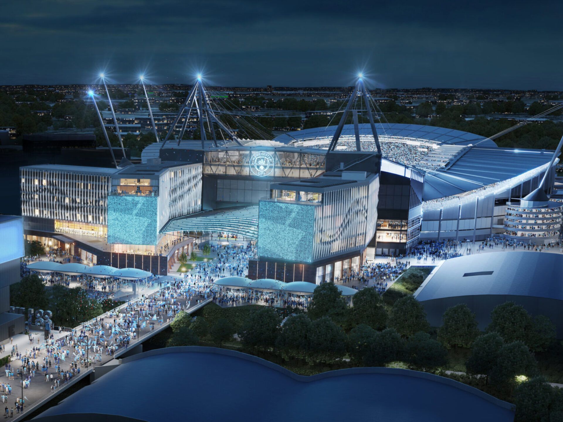 1920x1440 Populous Collaborating with Manchester City as the Architect for the Development of an Entertainment and Leisure Destination at the Etihad Stadium