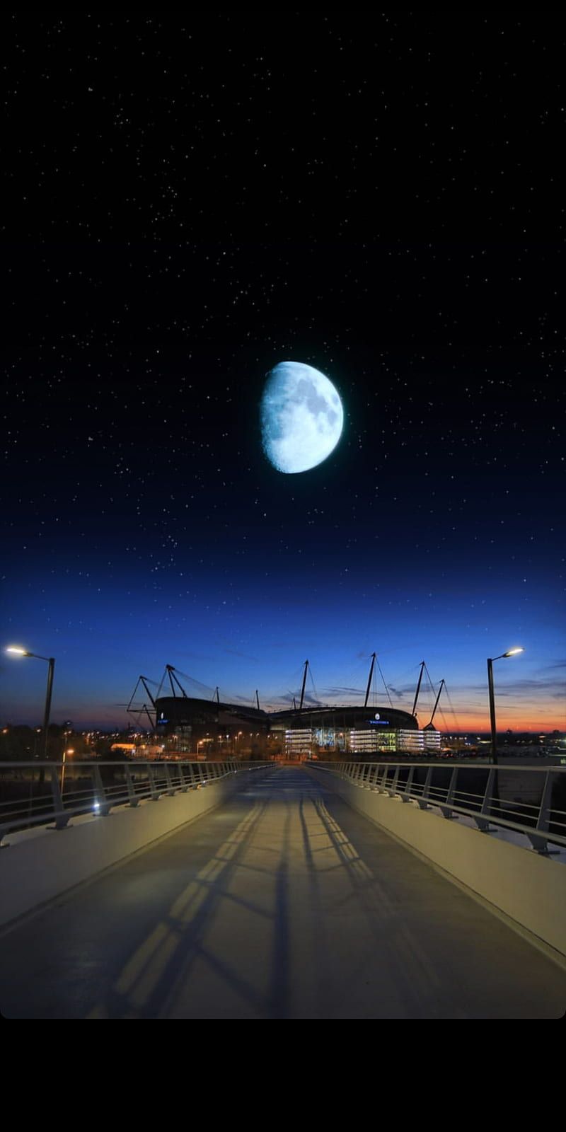 800x1600 Manchester City, background, football, lights, manchester city, night, stadium, HD phone wallpaper