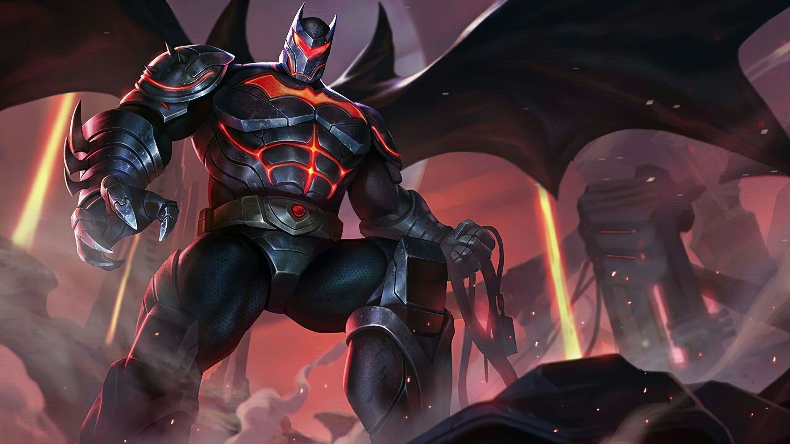 2560x1440 HD Batman: Dark Knight in Futuristic Armor