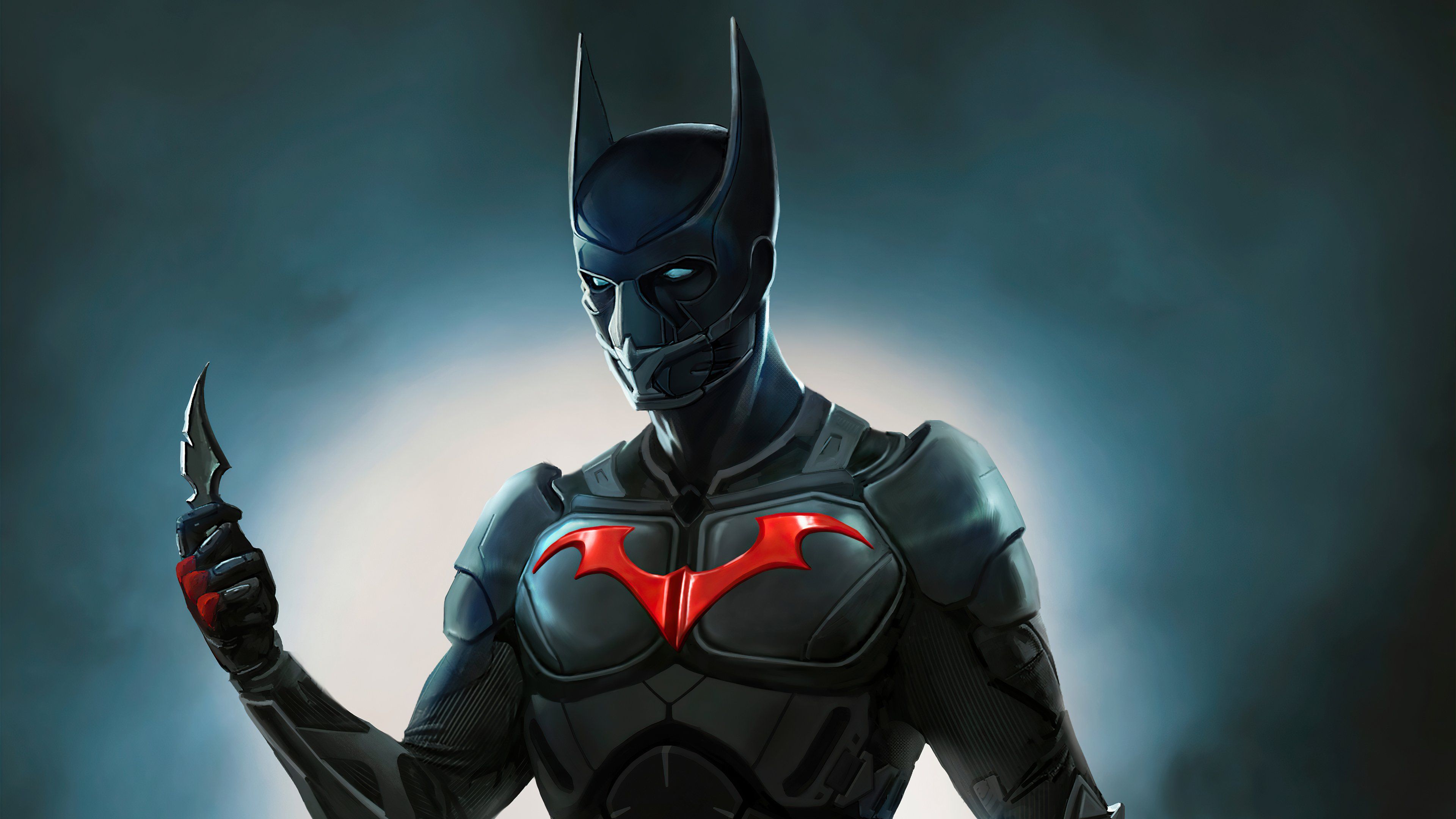 3840x2160 Batman Beyond Action Suit Wallpaper 4k for Desktop