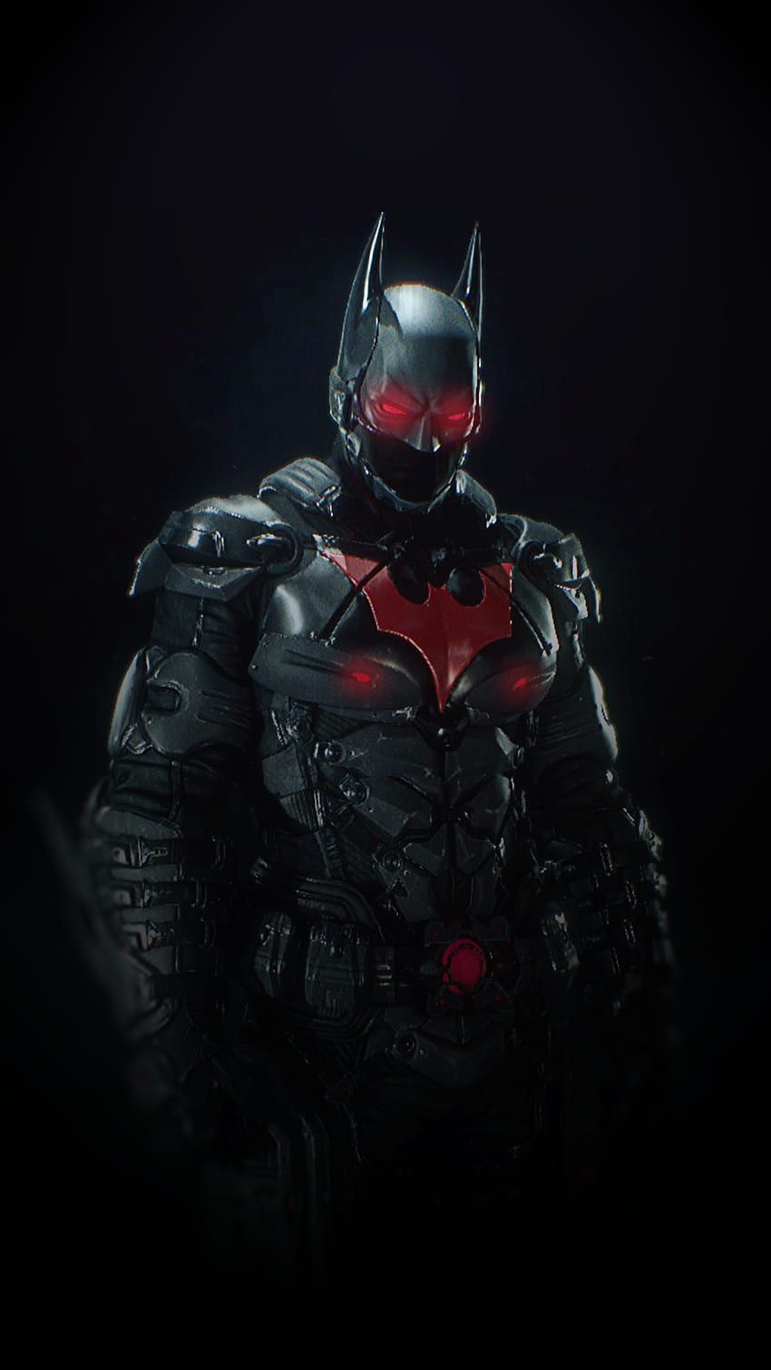 850x1511 Batman suit HD wallpaper