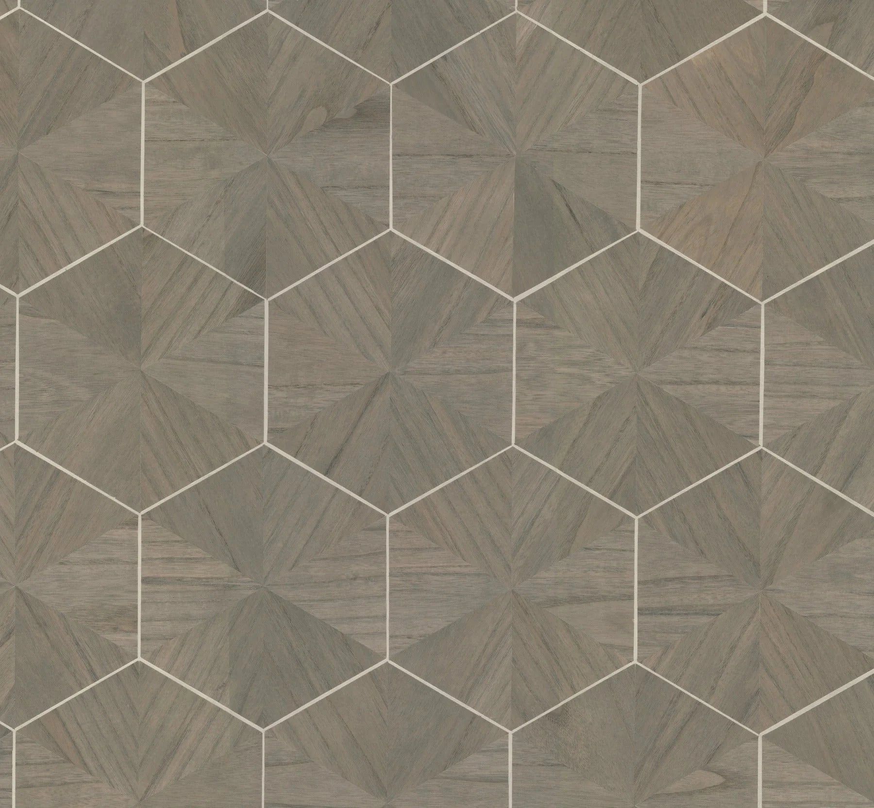 1800x1664 HO2102GV Hexagram Wood Veneer Caper Wallpaper
