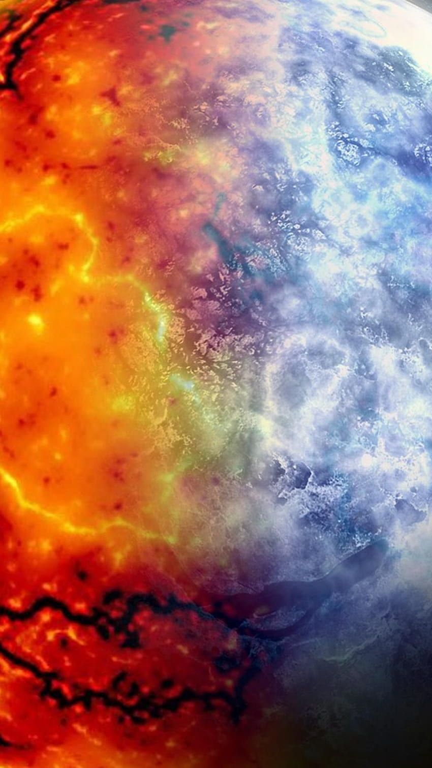 850x1511 ScreenHeaven: Earth Heaven Hell Sun fire and mobile background HD phone wallpaper