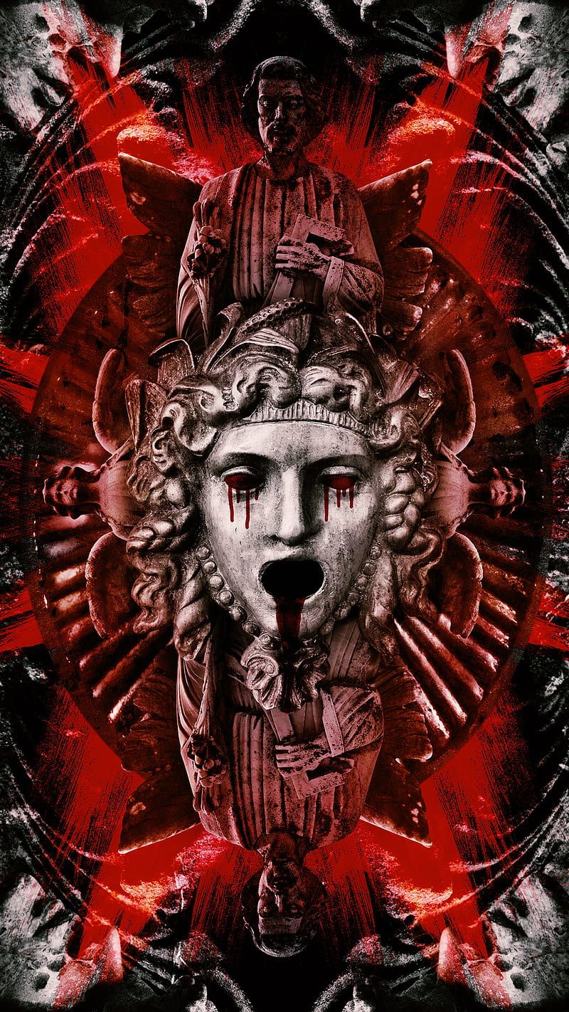 800x1422 Heaven and Hell NEW Heaven, Damian, bonito, cemetery, church, creepy, dark, HD phone wallpaper