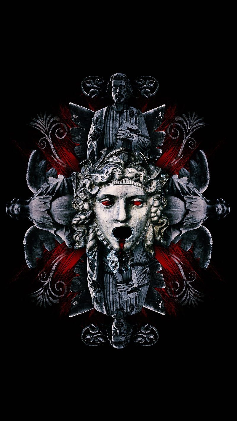 800x1422 Heaven and Hell, Death, Damian, angel, angels, beautiful, blood, cemetery, HD phone wallpaper