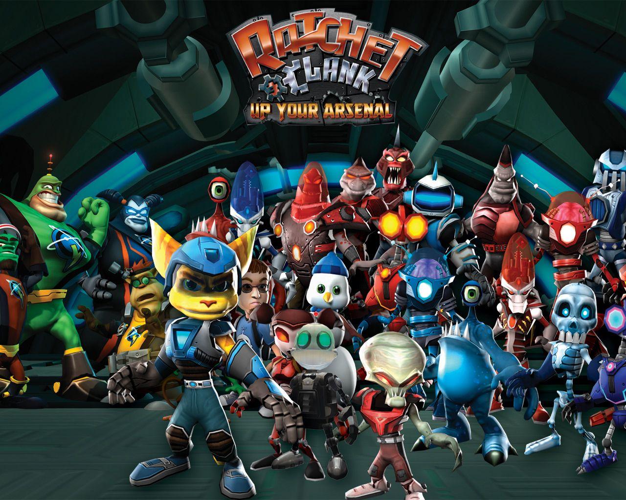 1280x1024 Ratchet & Clank Et Clank Up Your Arsenal