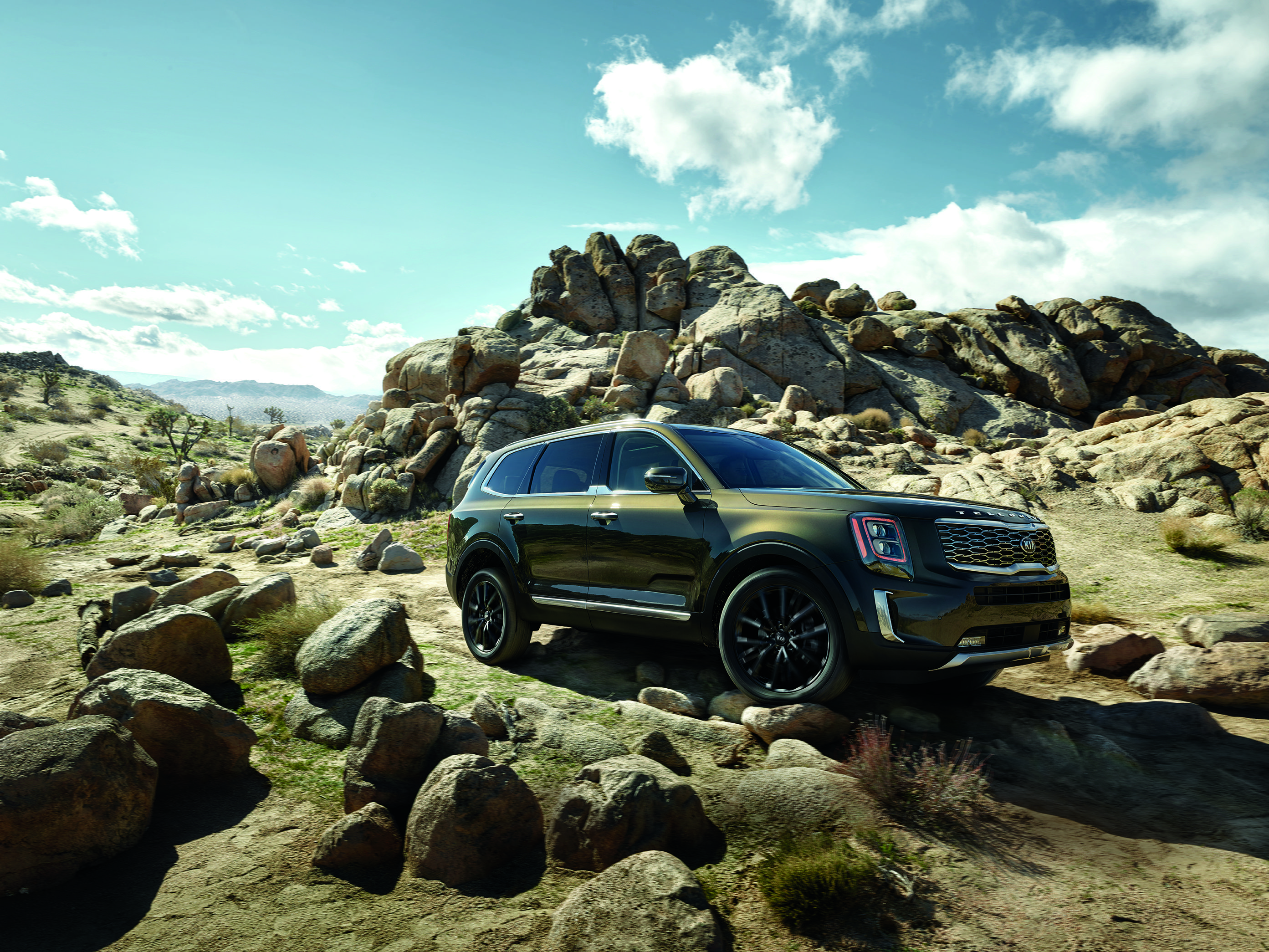 Length Of Kia Telluride Wallpaper For Iphone