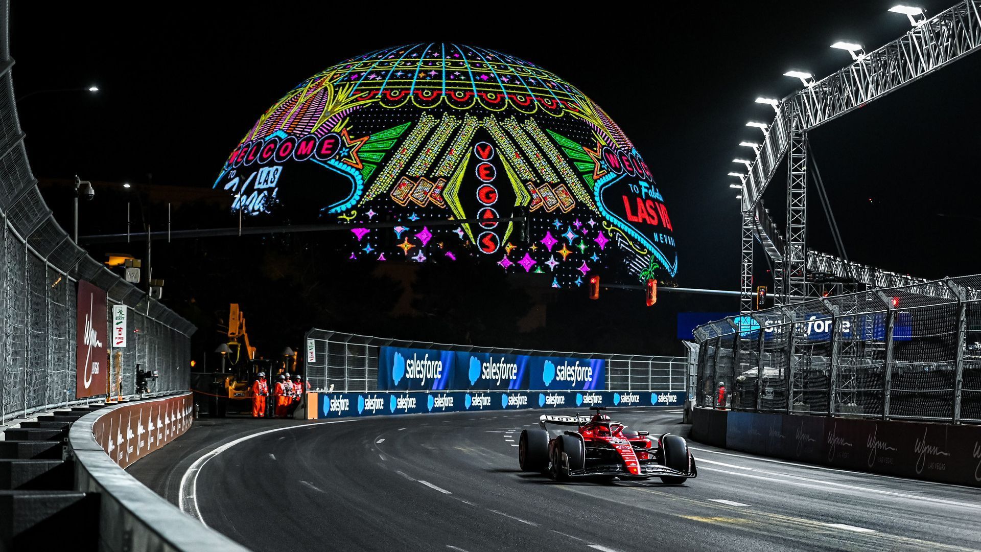 1920x1080 Uh oh! F1 has nightmare in Vegas as manhole cover cancels practice