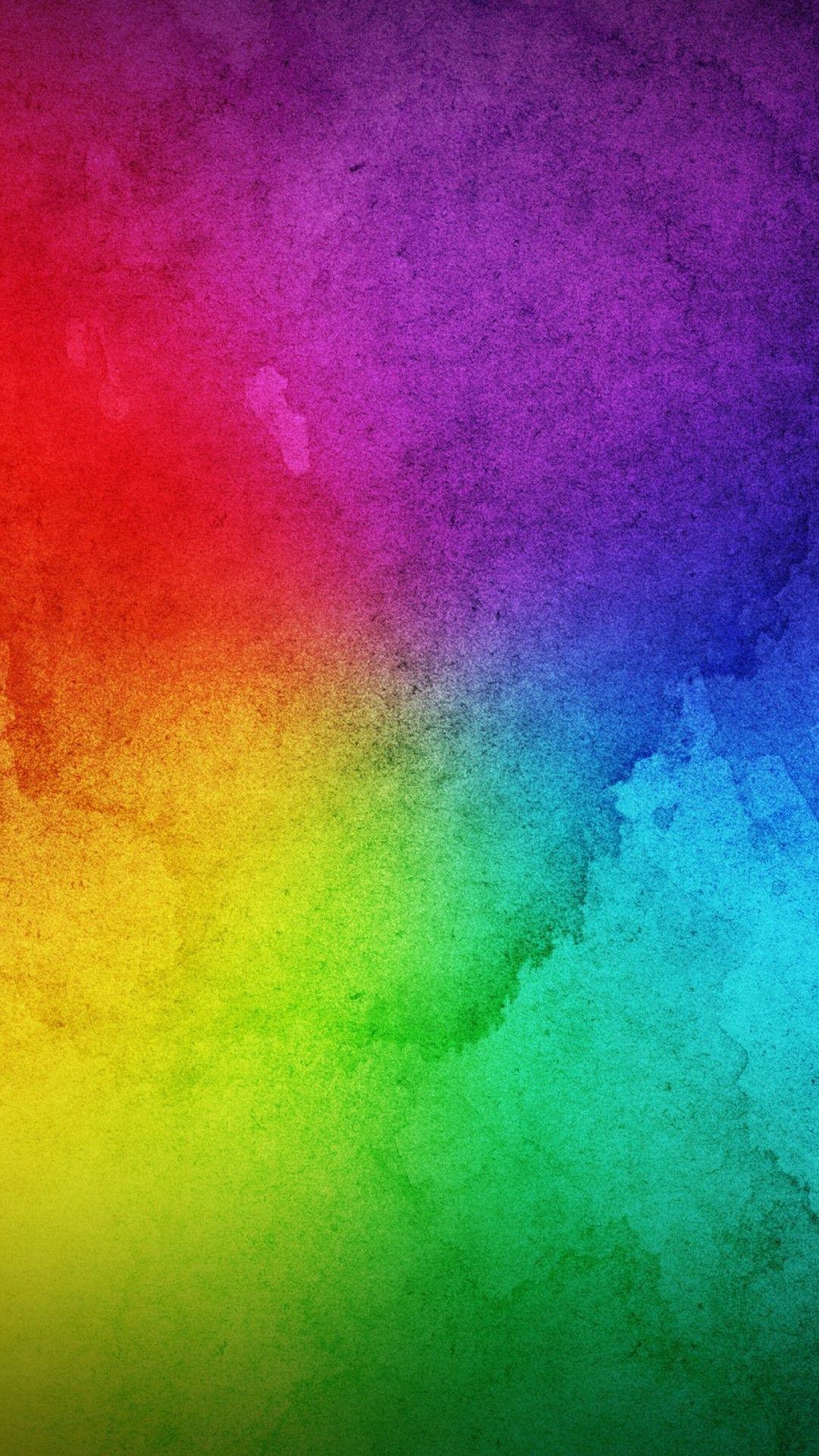Colorful Illustration Rainbow Pattern Phone Wallpaper Template and Ideas  for Design  Fotor