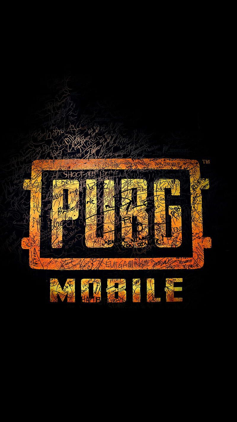 800x1422 HD pubg logo wallpaper