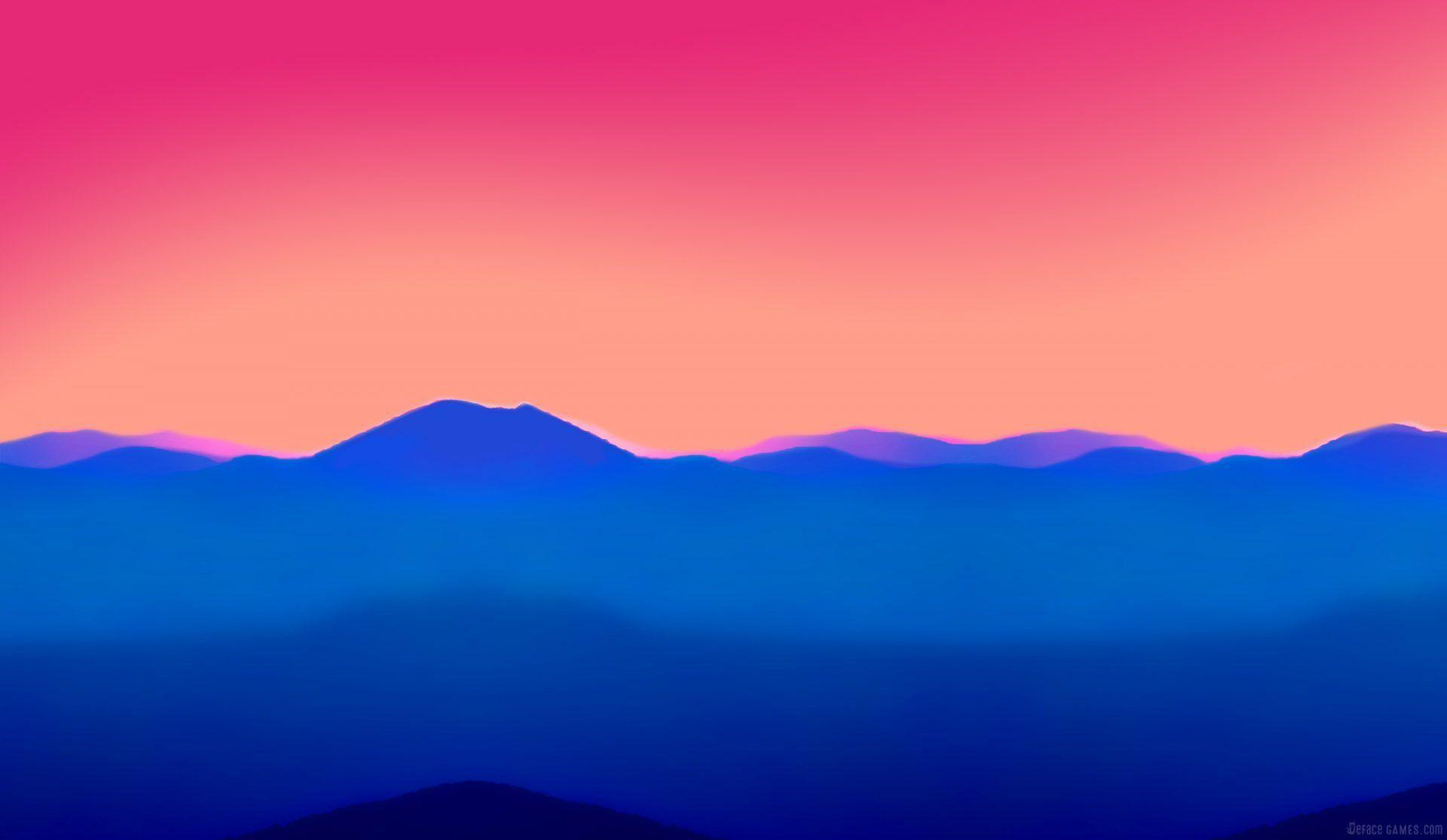 Neon Mountain Wallpapers - Top Free Neon Mountain Backgrounds