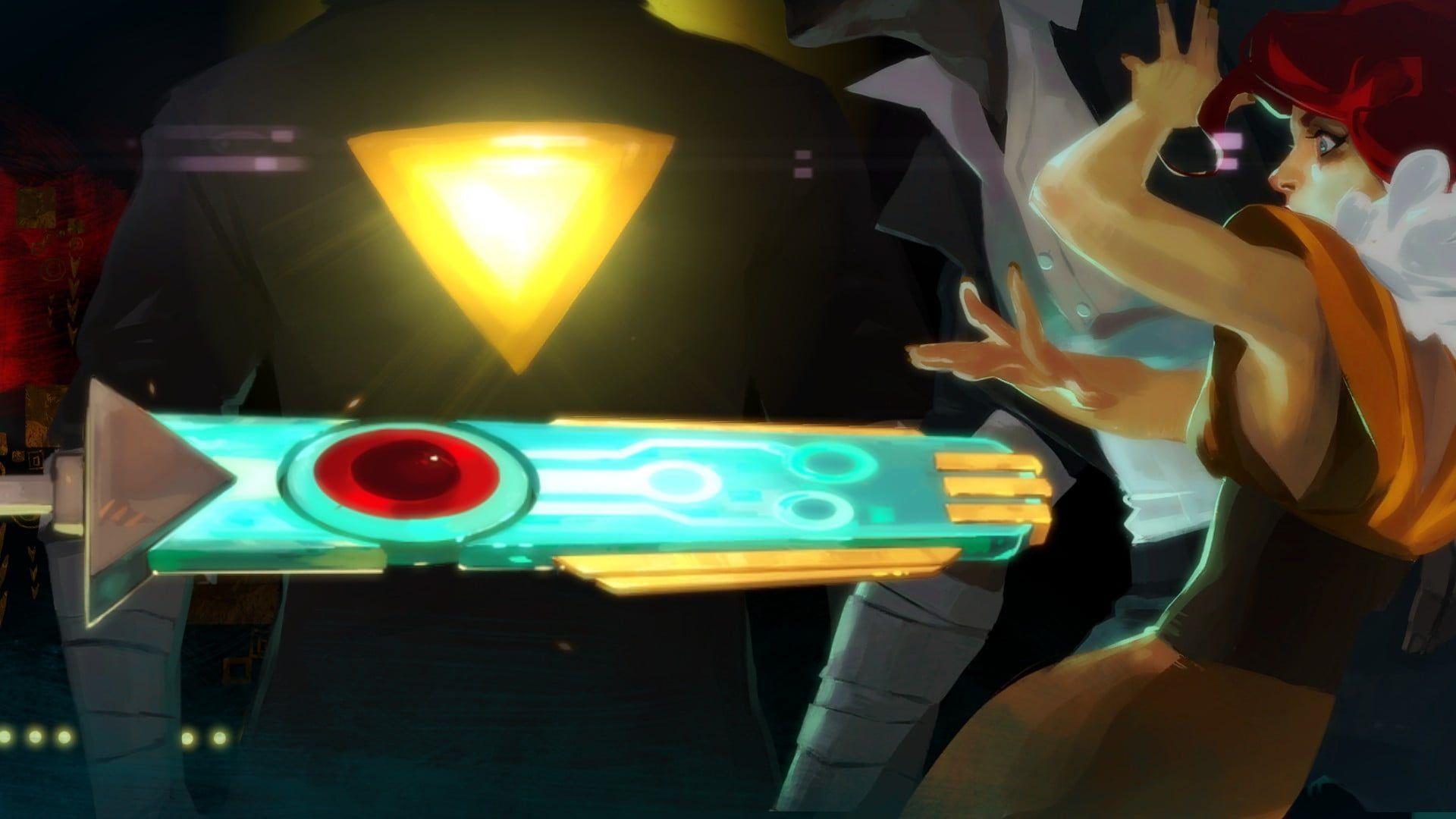 1920x1080 Sword and female anime character wallpaper, Transistor HD