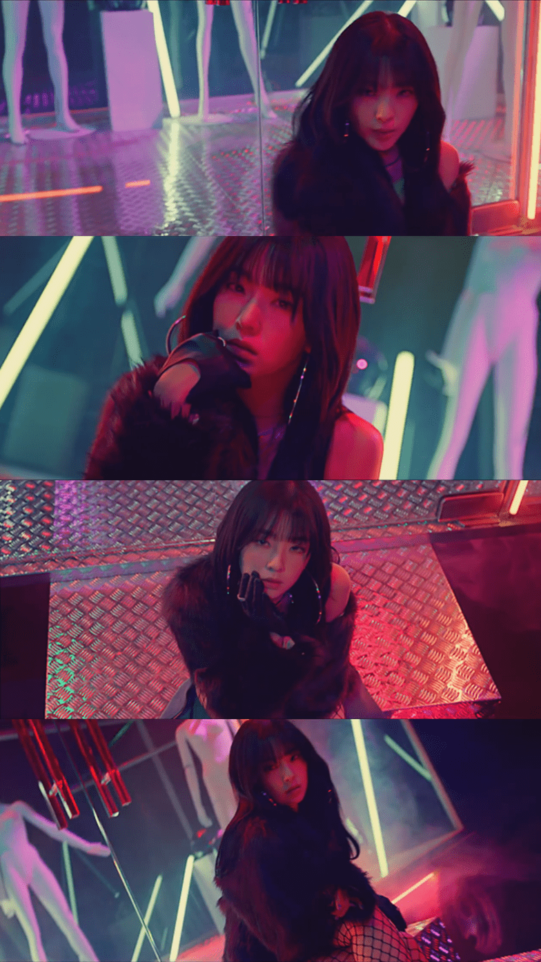 784x1394 IRENE SLAYYYING IN FUR WHATTA QUEEN. #RedVelvet #BadBoy. Red