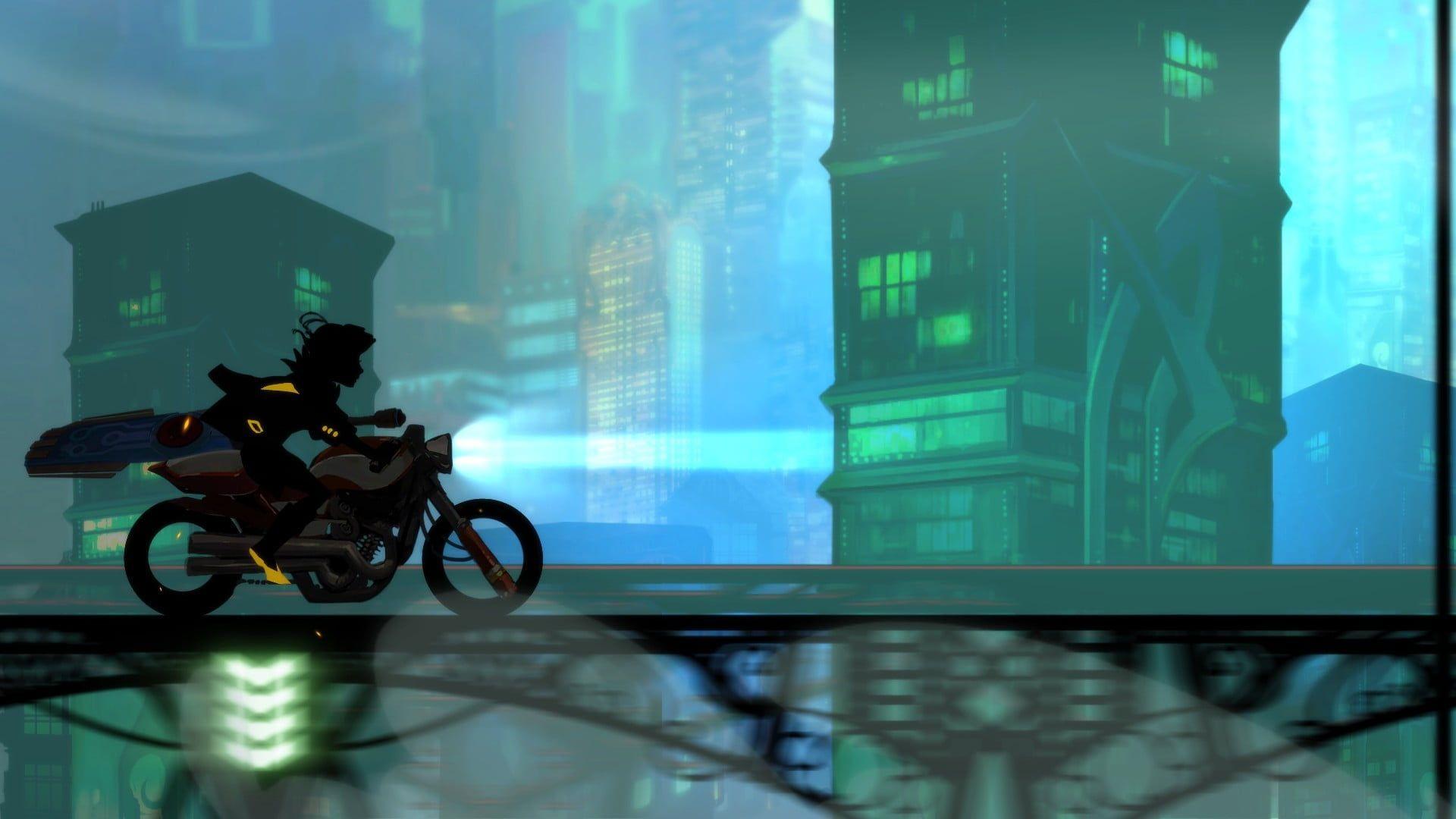 1920x1080 Black flat screen computer monitor, Transistor, Red Transistor