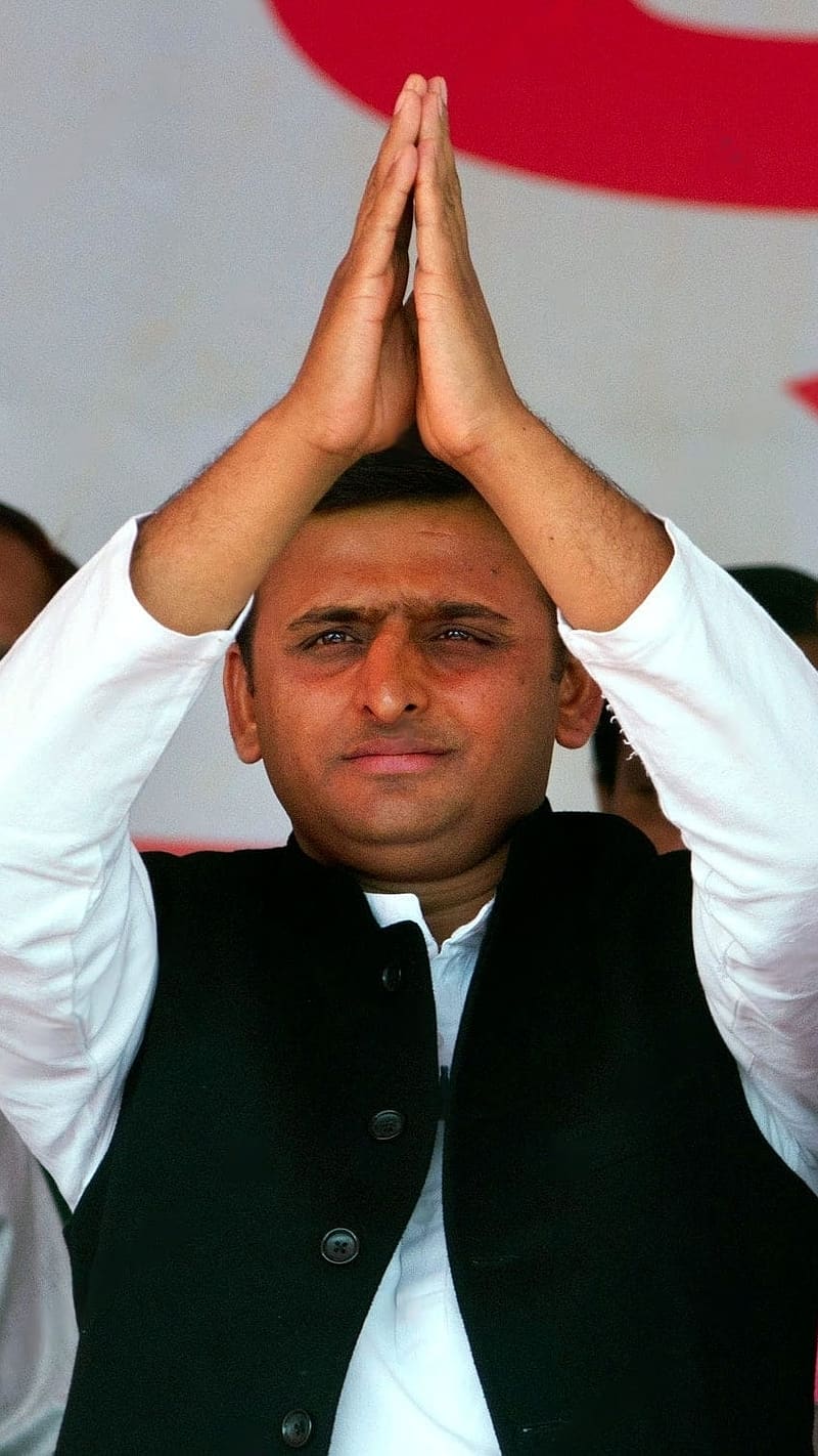 800x1422 Akhilesh yadav, namaste, indian politician, HD phone wallpaper