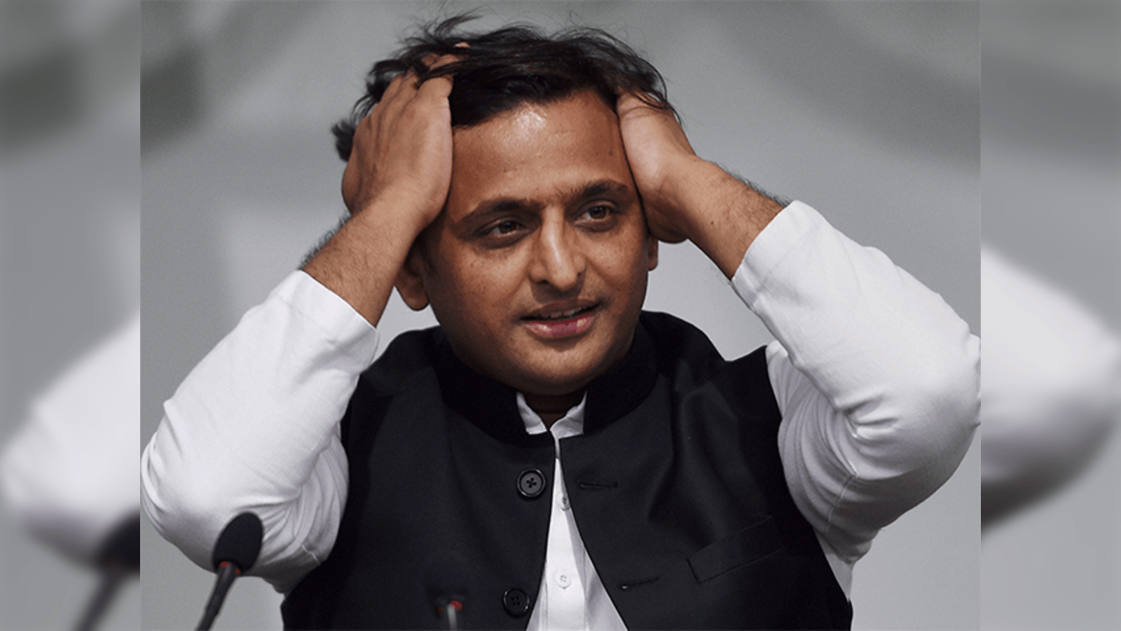 1600x900 Akhilesh Yadav loses cool at press meet Economic Times