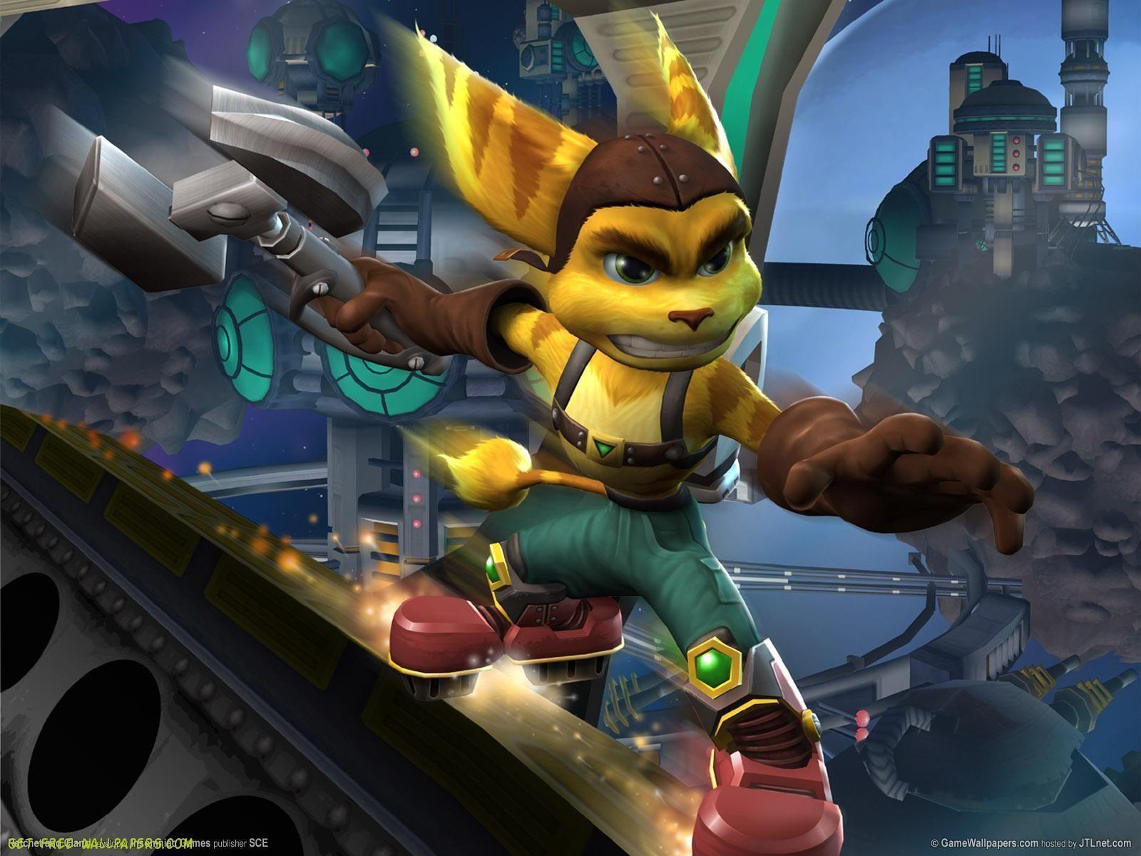 1600x1200 Ratchet and Clank Wallpaper: Ratchet and Clank Wallpaper. American funny videos, Fun online games, Ratchet