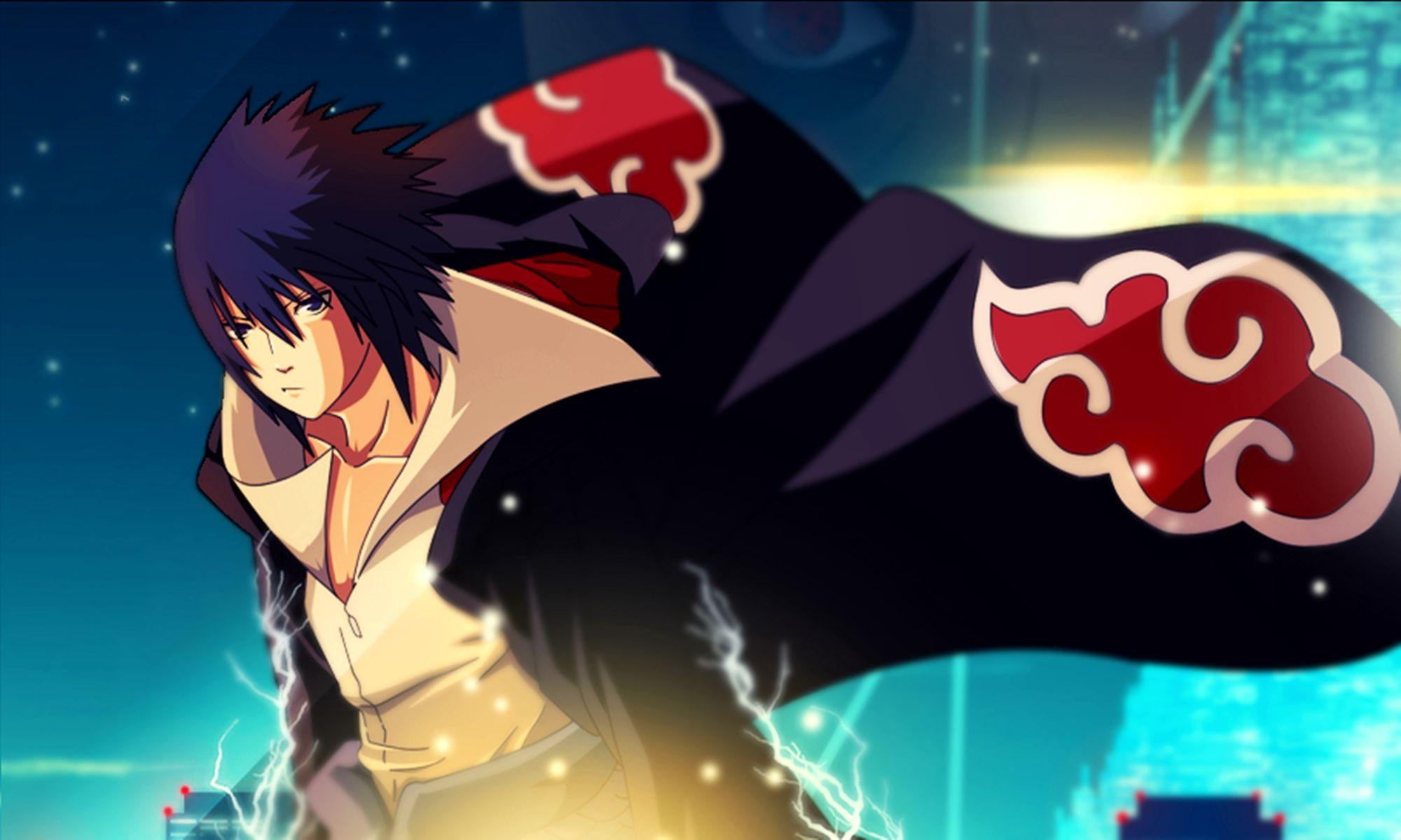 2000x1200 Sasuke Uchiha Akatsuki Wallpaper