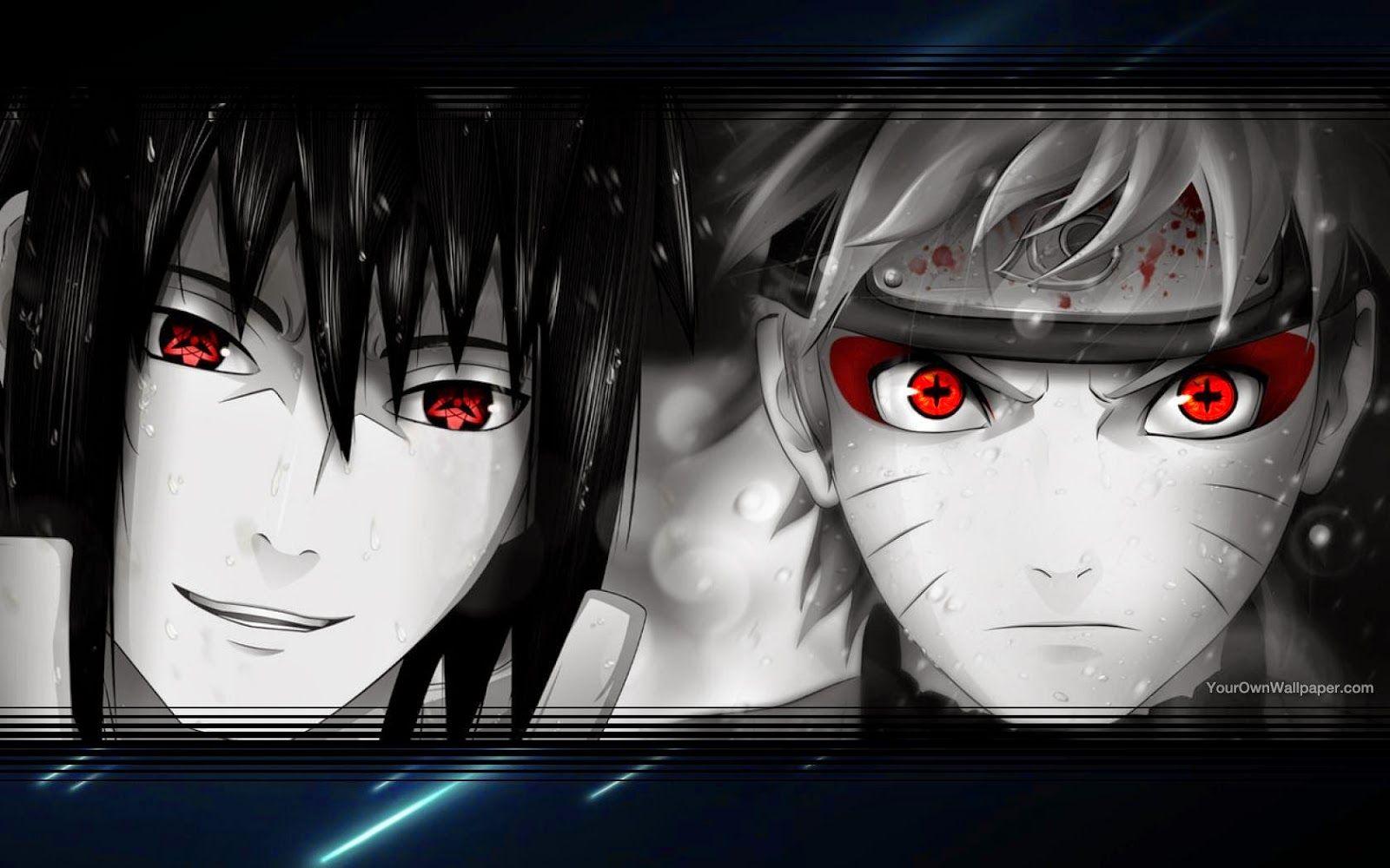 1600x1000 Naruto vs Sasuke HD Wallpaper