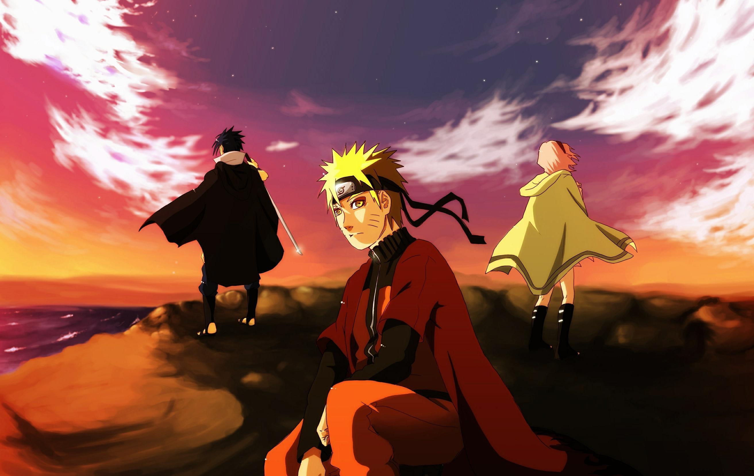 2624x1658 Wallpaper Naruto, Team Of Seven, Uchiha Sasuke, Art