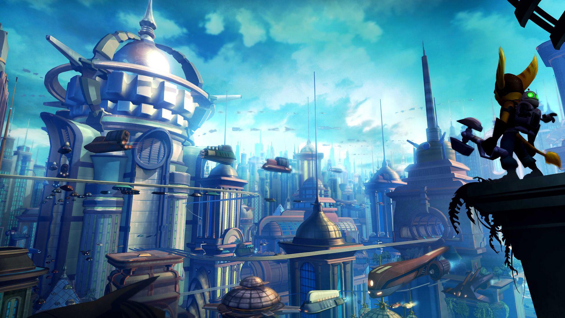 1920x1080 Free Ratchet & Clank Future: Tools of Destruction Wallpaper