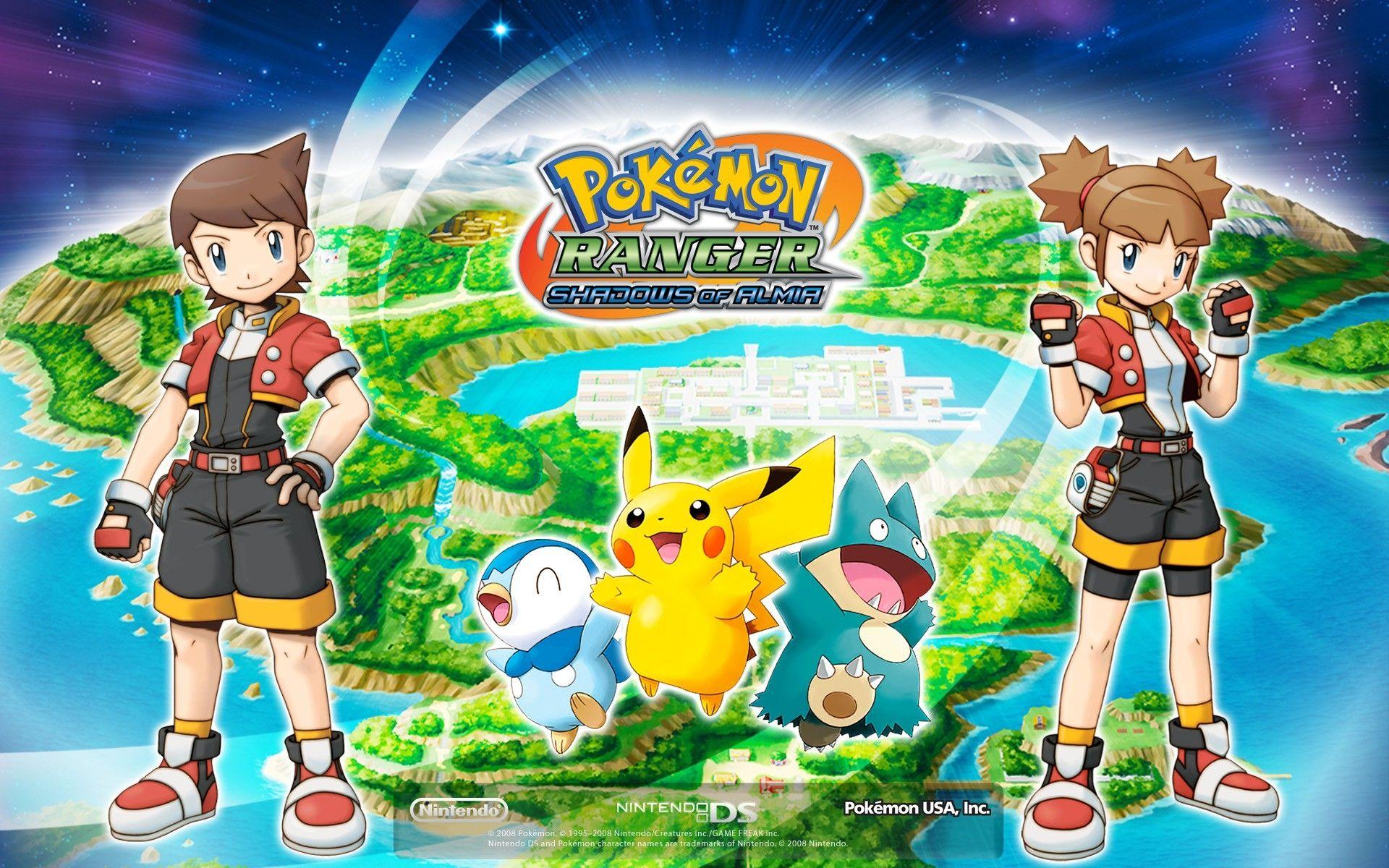 1920x1200 pokemon pikachu piplup munchlax ranger 1920x1200 wallpaper High