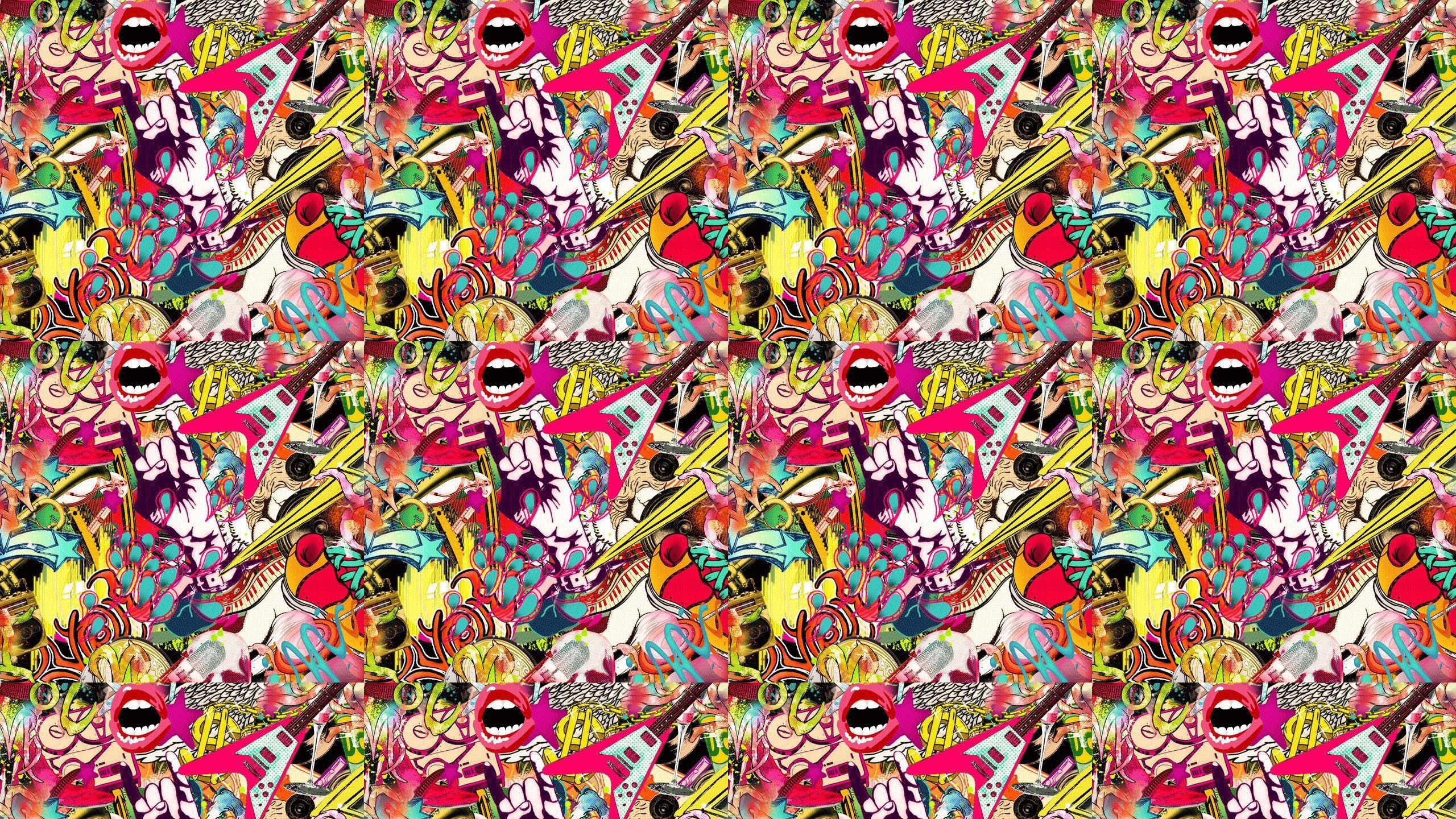 2560x1440 Keith Haring Wallpaper
