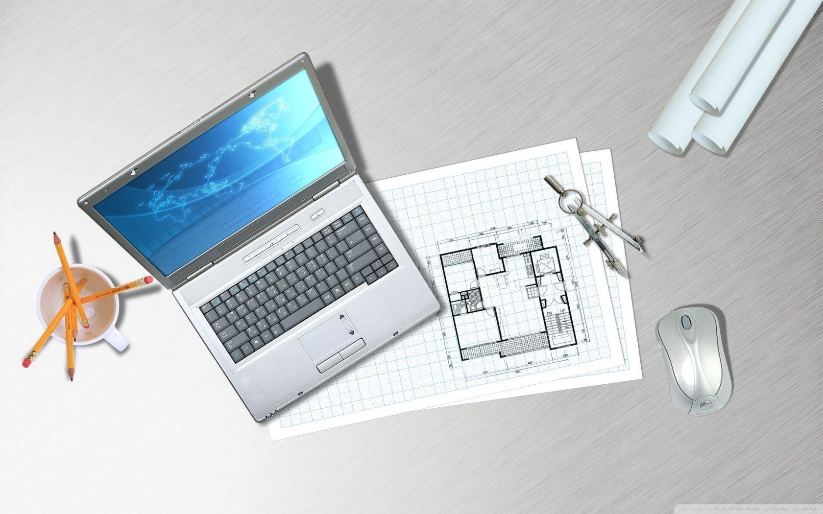 1680x1050 Architectural Plan Ultra HD Desktop Background Wallpaper for 4K