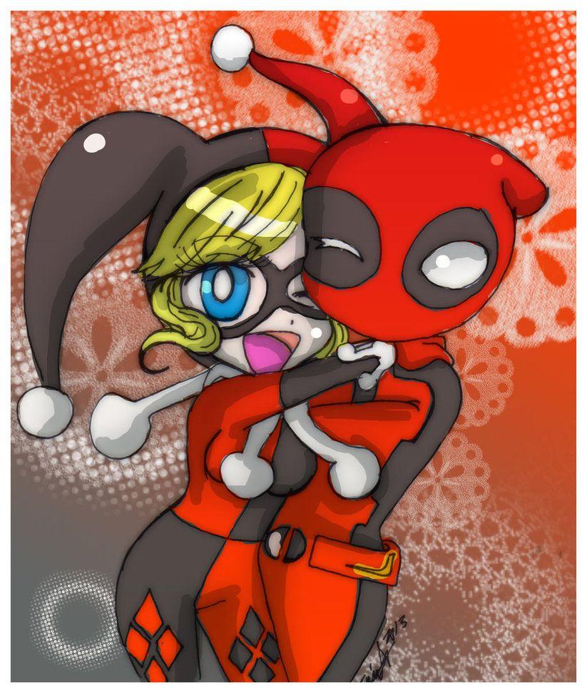 823x971 Harley And Deadpool By Danielle Chan