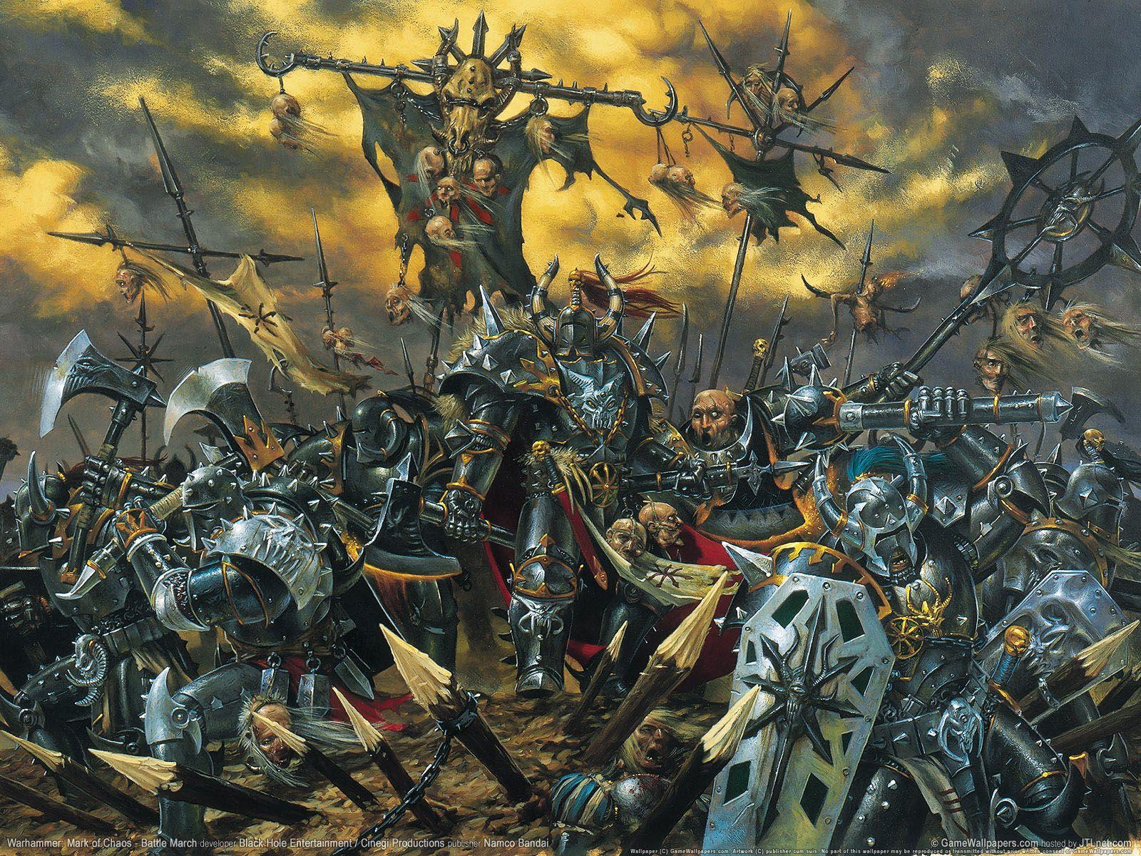 1600x1200 Wallpaper Warhammer Mark of Chaos Games