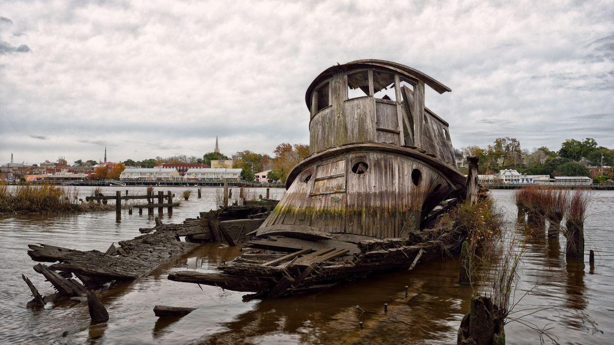 1244x700 Vehicles watercraft ships boats wreck hulk shipwreck decay rotten