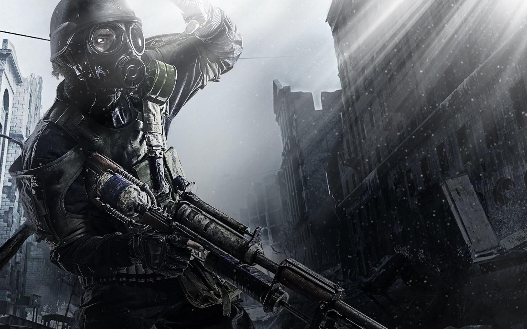 1680x1050 Call of Duty game wallpaper, Metro: Last Light, artwork, video