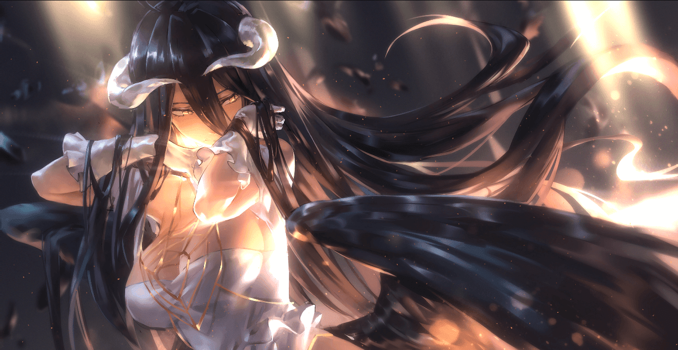 Albedo Overlord Wallpapers Top Free Albedo Overlord Backgrounds Wallpaperaccess