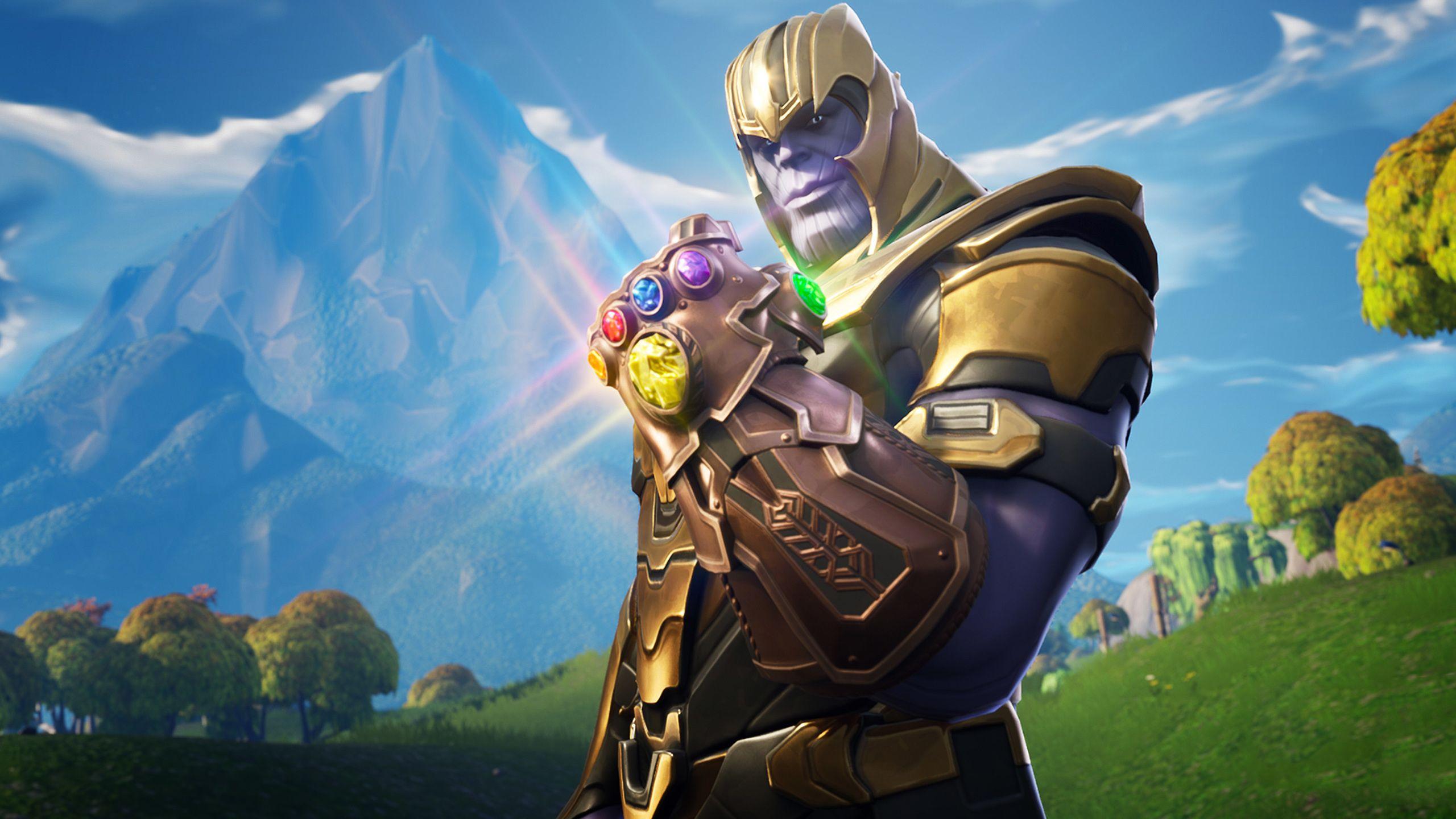 2560x1440 Thanos In Fortnite Battle Royale 1440P Resolution HD 4k