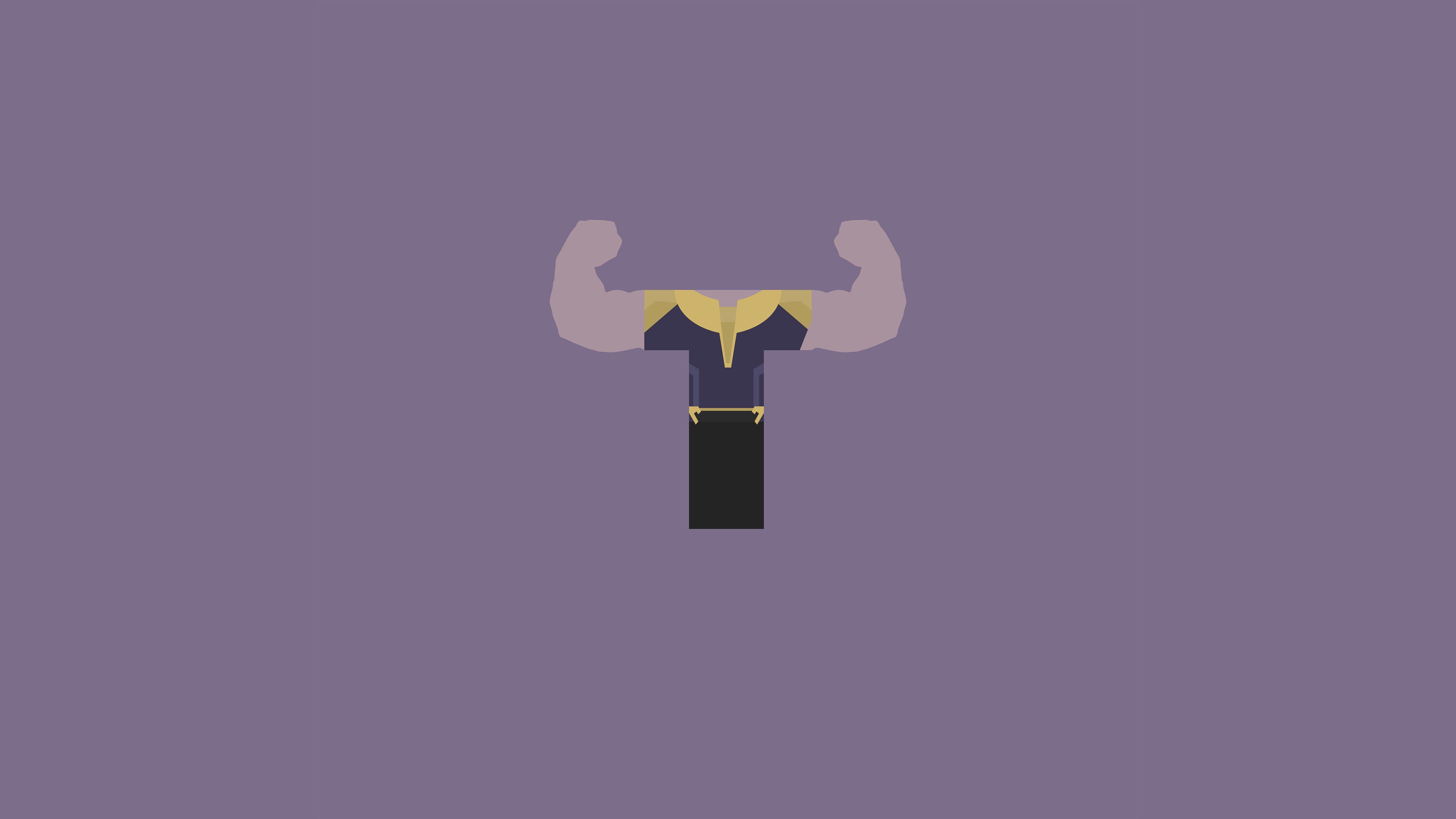 5120x2880 Thanos Minimalism 5k, HD Superheroes, 4k Wallpaper, Image