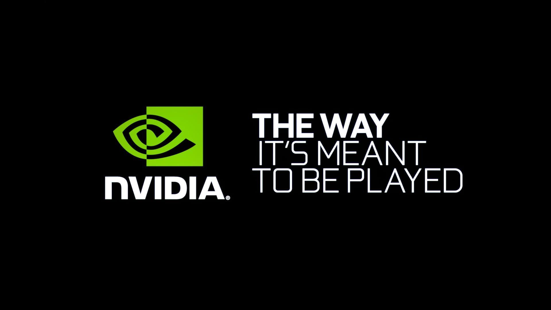 1920x1080 Nvidia The way it's meant to be played logo, Nvidia HD wallpaper