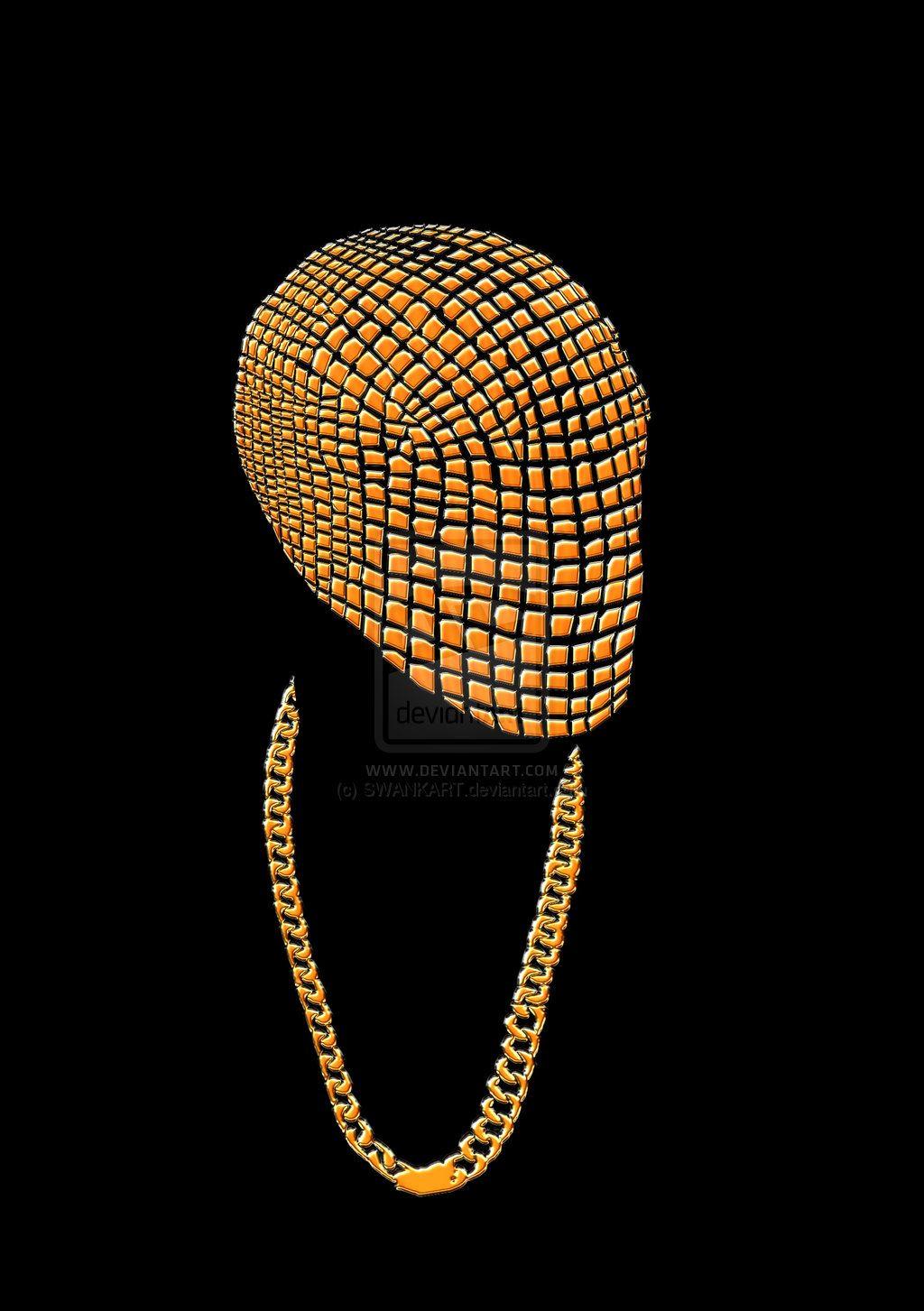 1024x1453 Free download Yeezus Mask Wallpaper West Masked Yeezus GOLD