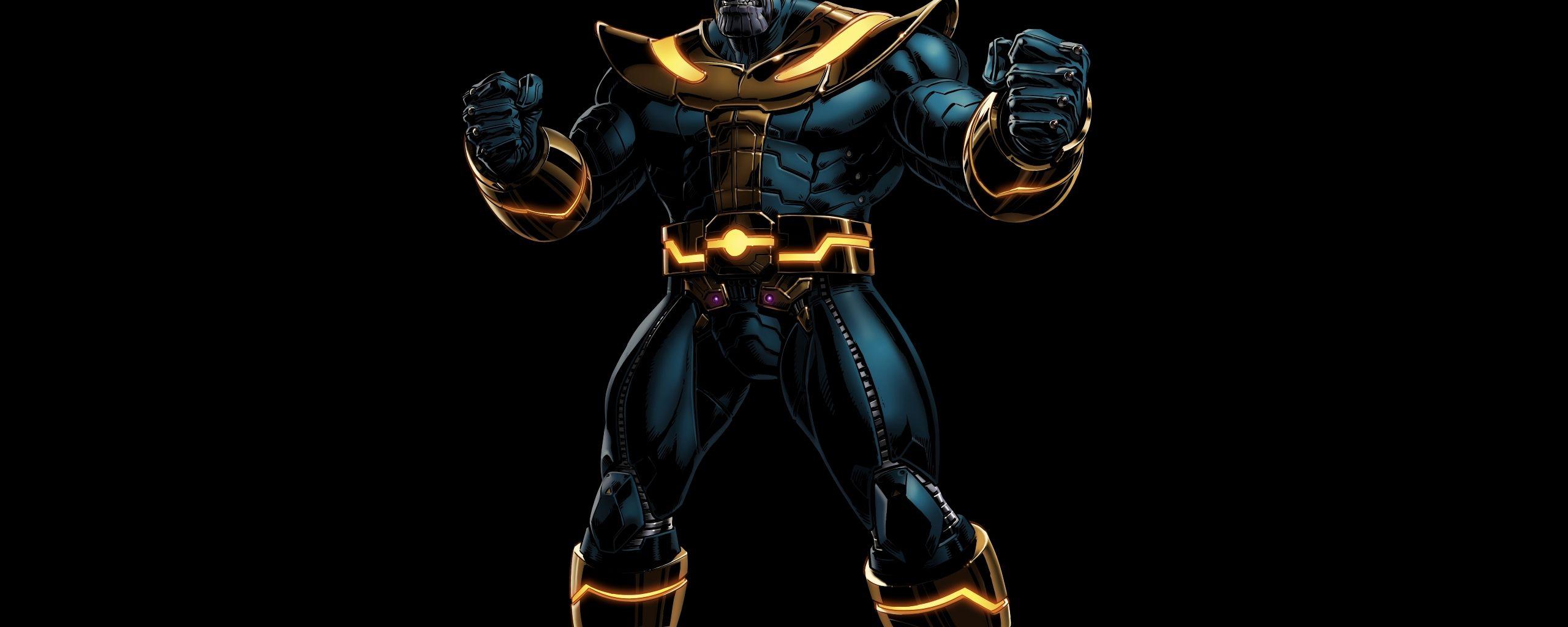 2560x1024 Download Thanos Cartoon 2560x1024 Resolution, HD 8K Wallpaper