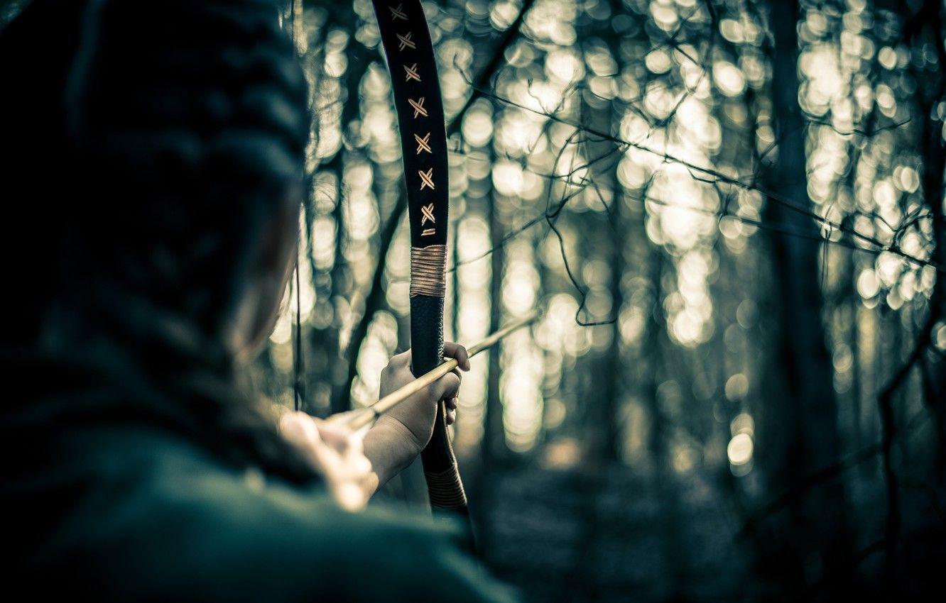 1332x850 Wallpaper shot, bow, arrow image for desktop, section оружие