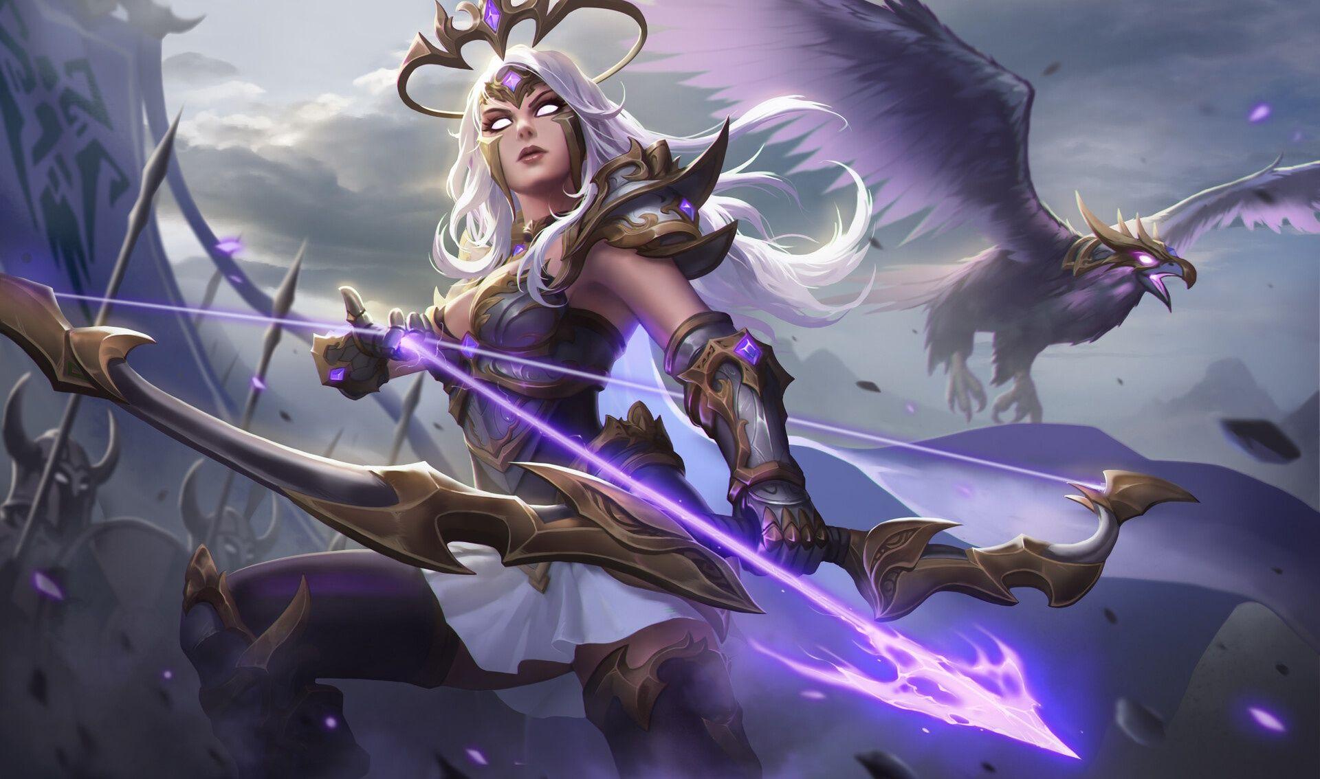 1920x1134 image Armor Archers Blonde girl Warriors Bow weapon arrows Yang A