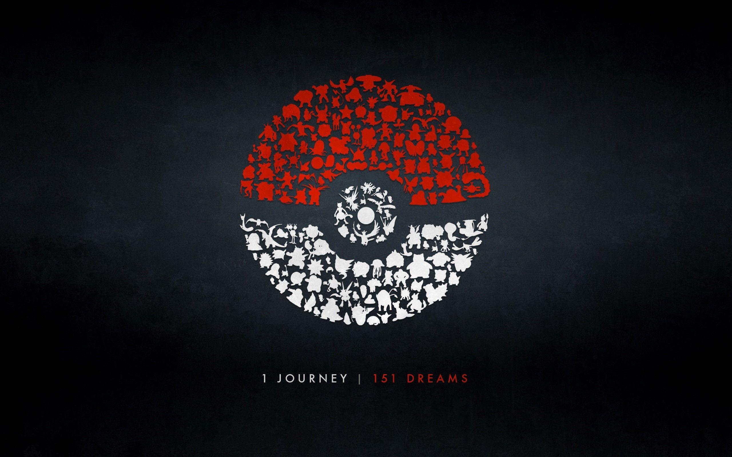 2560x1600 Pokeball and pokemons Wallpaper 2k Quad HD