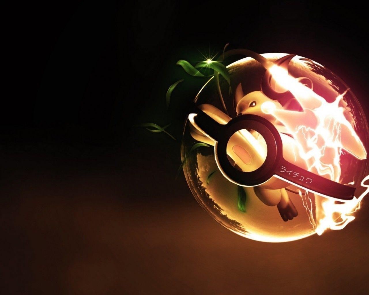 1280x1024 Download 1280x1024 Pokemon Go, Pokeball, Raichu Wallpaper