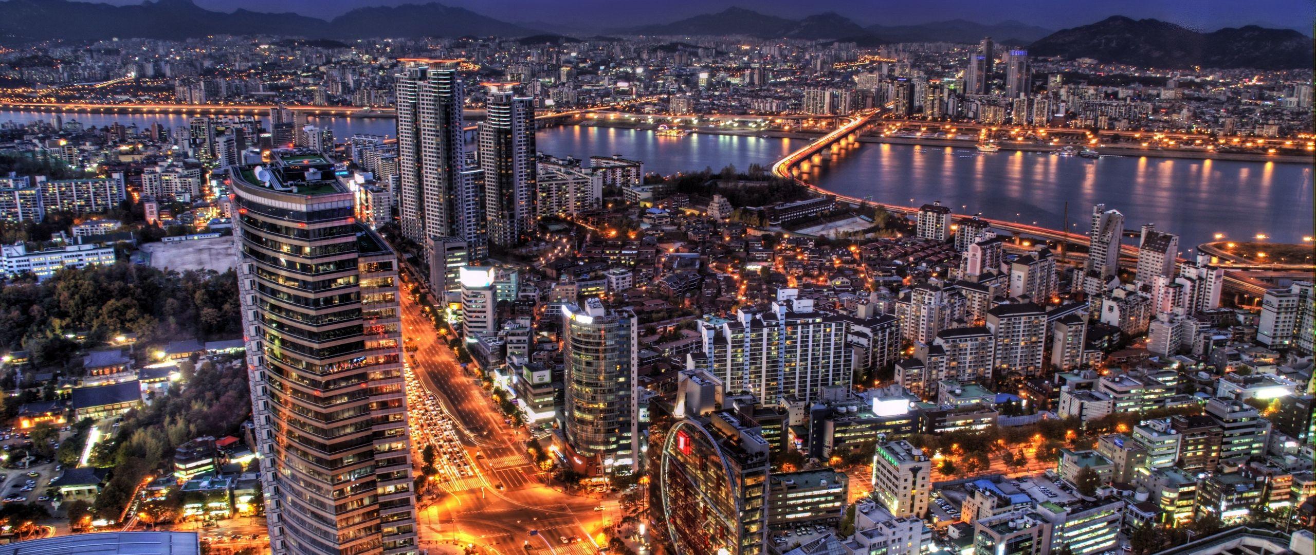 2560x1080 Download wallpaper 2560x1080 south korea, seoul, capital city