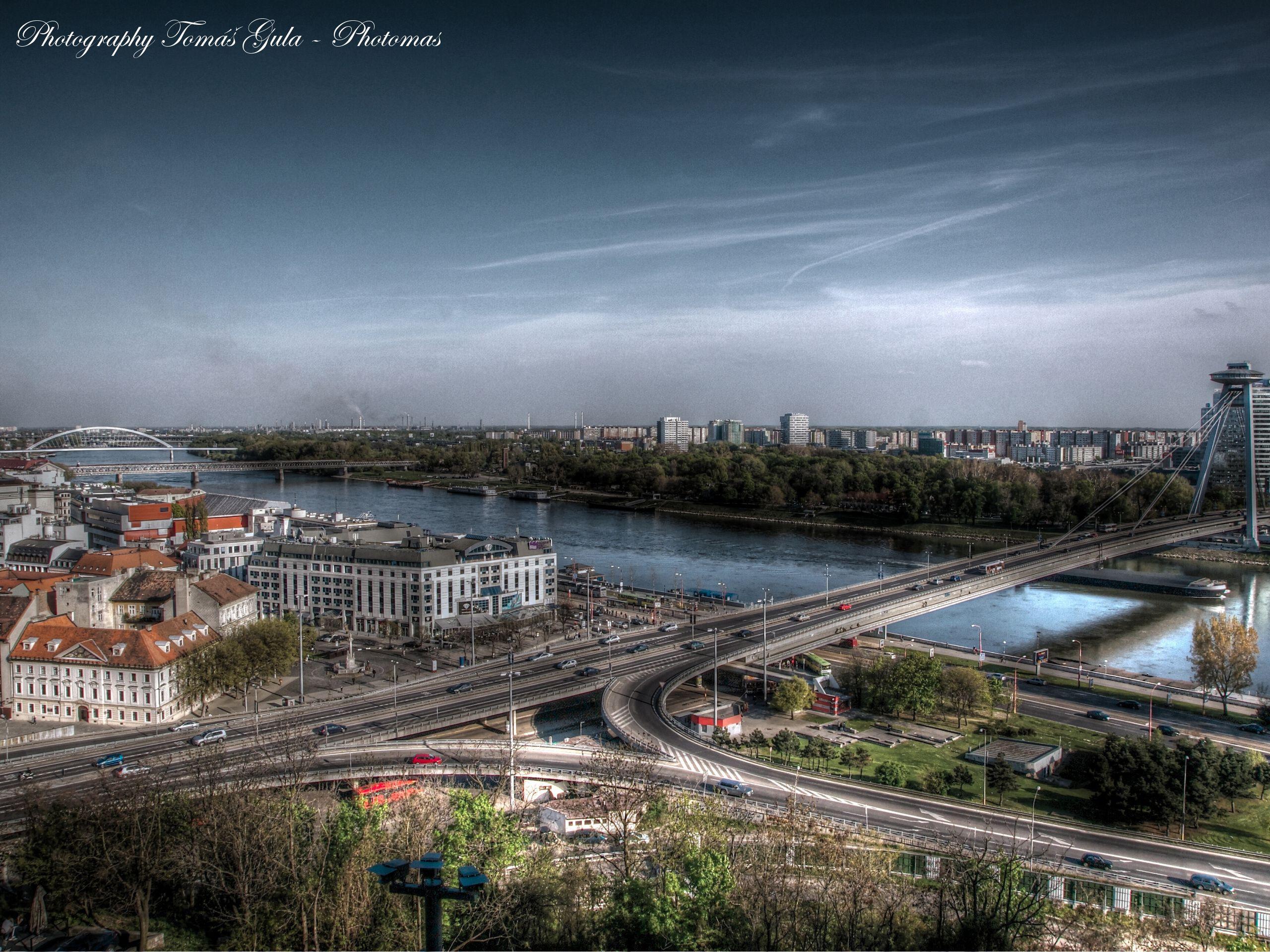 2560x1920 Bratislava Most wallpaper. Bratislava Most stock