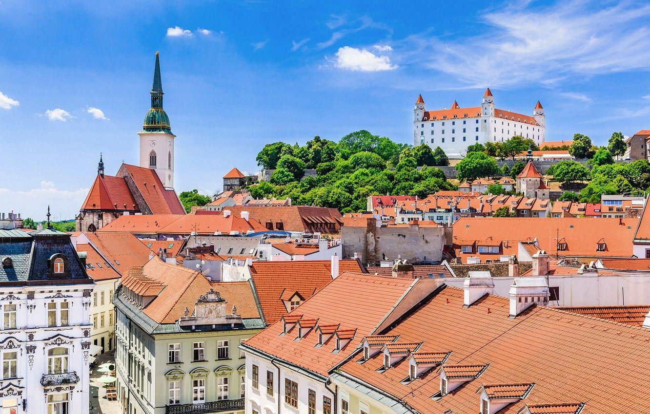 1332x850 Wallpaper the city, Slovakia, Bratislava image for desktop